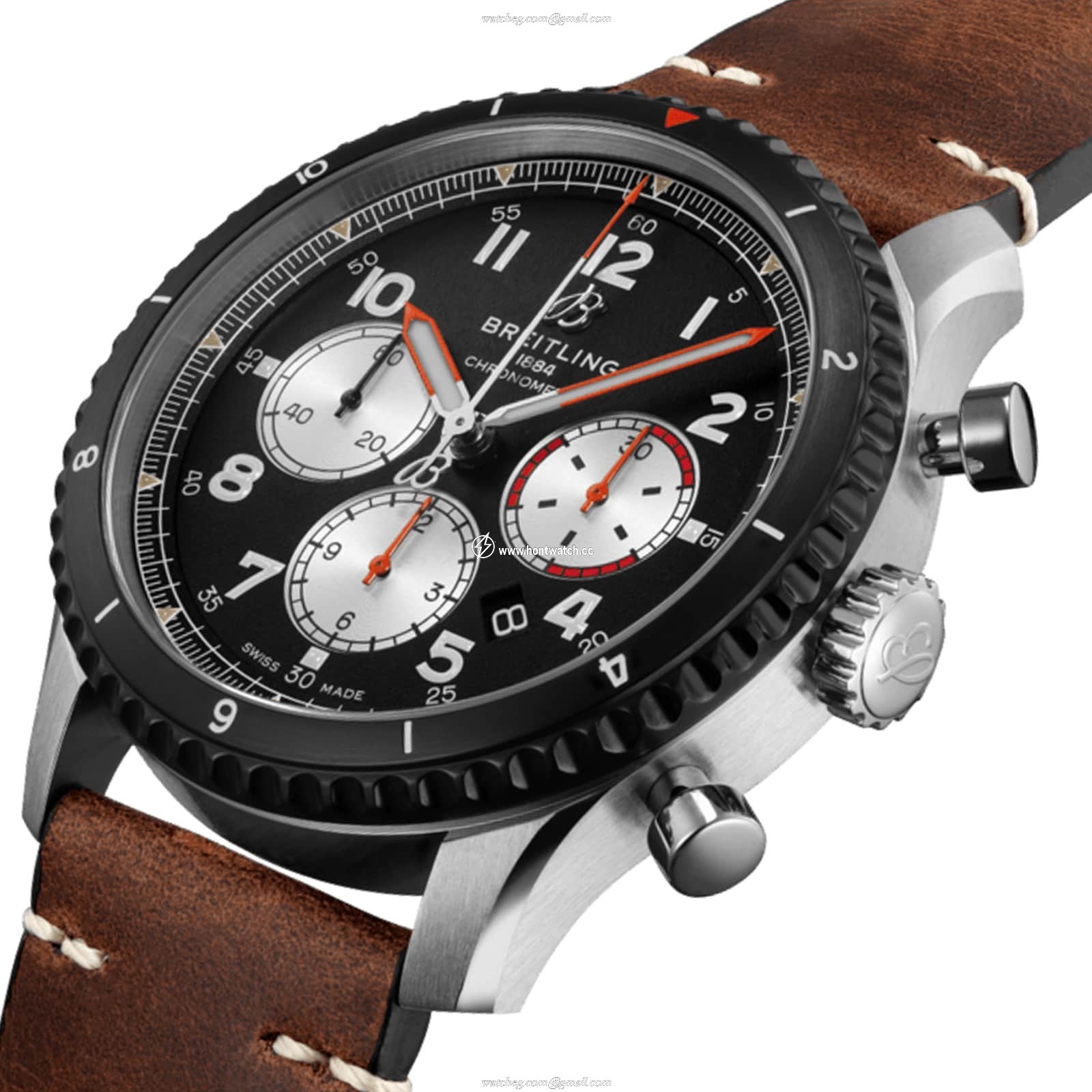 Breitling Aviator 8 AB01194A1B1X2 - 43mm Automatic Black Dial - Stainless Steel - Image 2