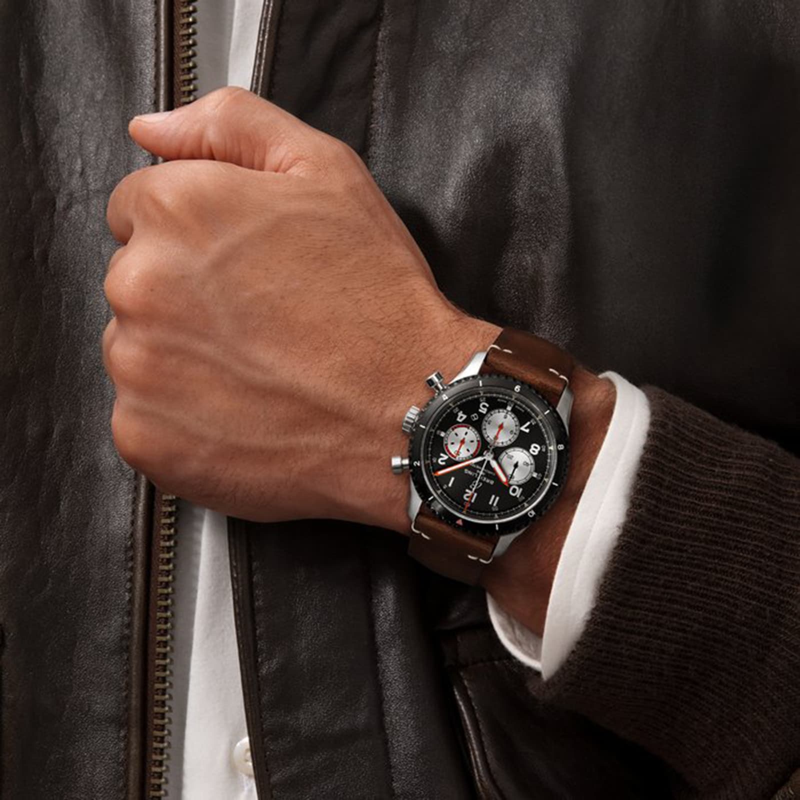 Breitling Aviator 8 AB01194A1B1X2 - 43mm Automatic Black Dial - Stainless Steel - Image 4