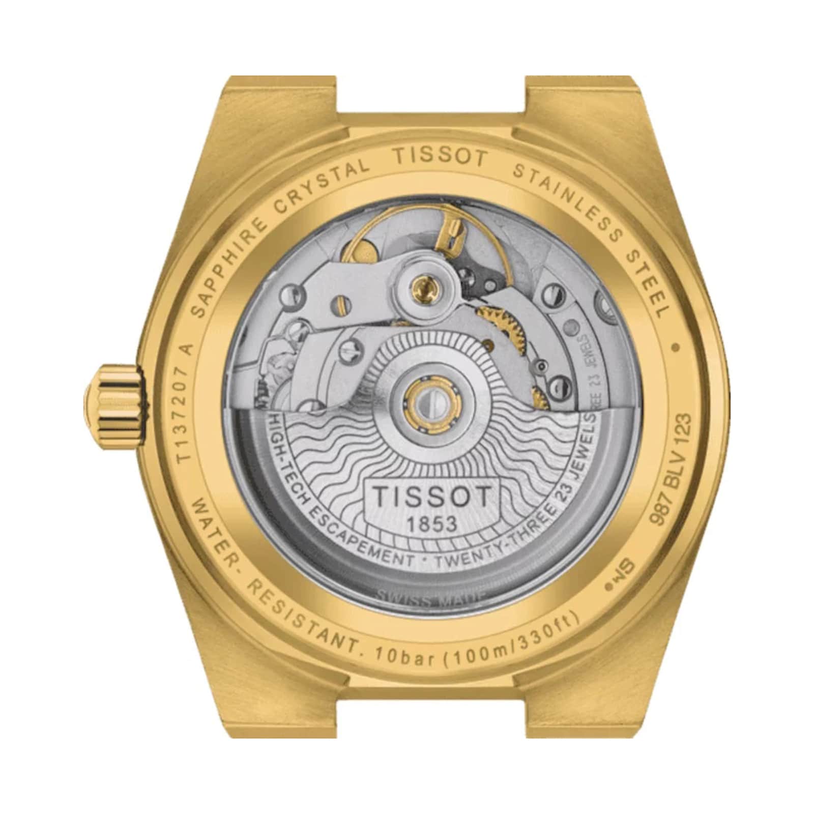 Tissot PRX 35mm Automatic Gold Watch - Stainless Steel & Yellow Gold PVD - Image 4