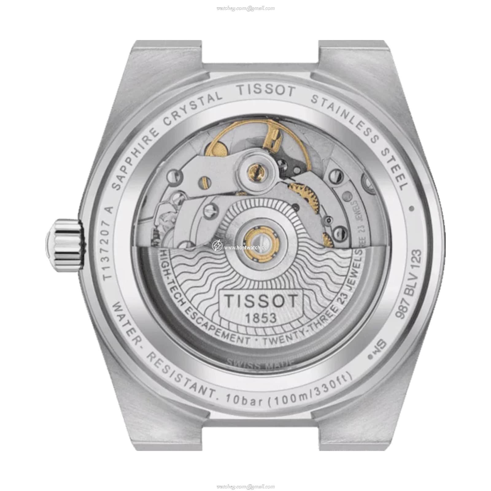 Tissot PRX 35mm Automatic Watch - Blue Dial - Stainless Steel - Image 2