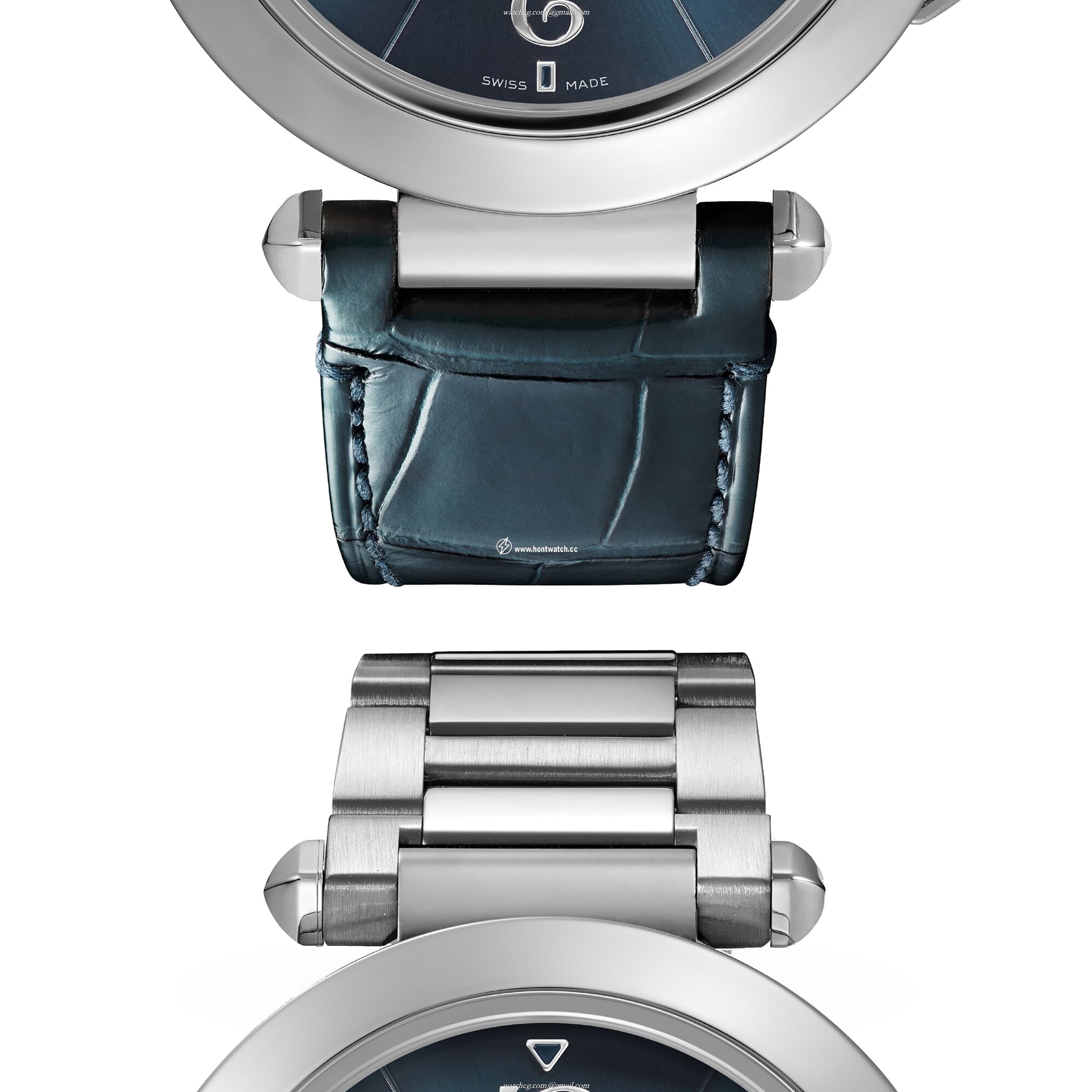 Cartier Pasha de Cartier WSPA0038 - 41mm Steel Automatic Blue Watch - Image 2