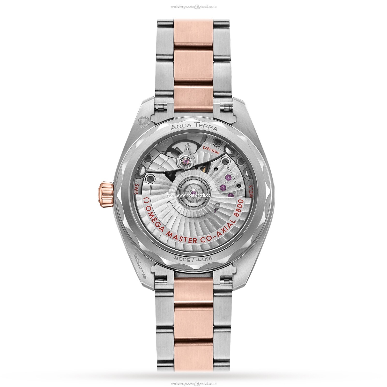 Omega Seamaster 34mm Automatic - Stainless Steel & Rose Gold - Beige Dial - Image 2