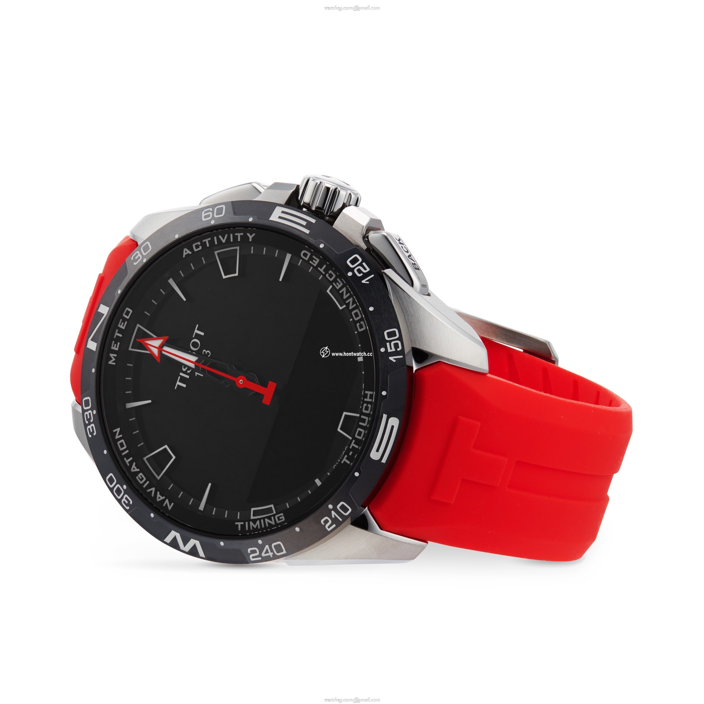 Tissot T-Touch Connect Solar Titanium Smart Watch - 47.5mm Black Dial - Image 2