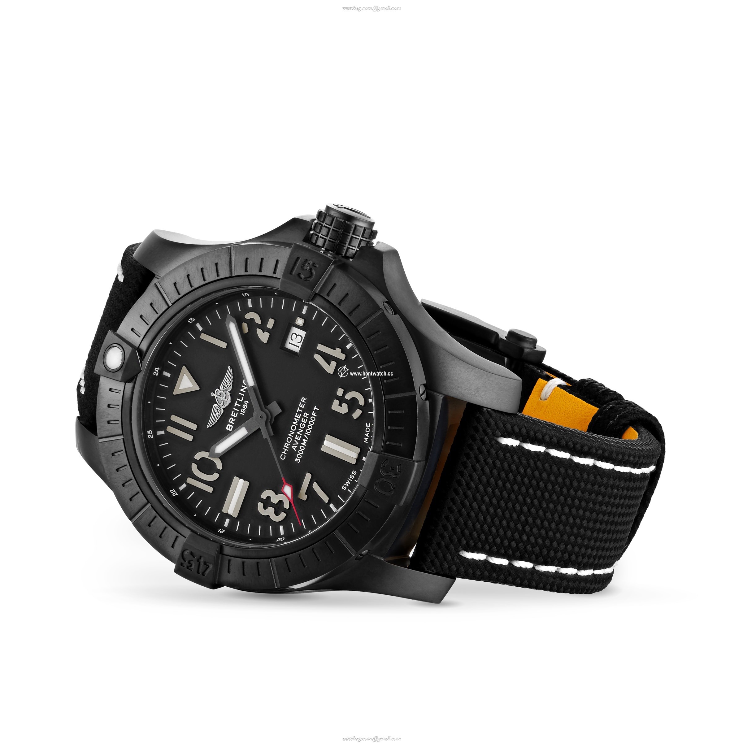 Breitling Avenger Automatic 45mm Titanium Black Dial Replica Watch - Image 2