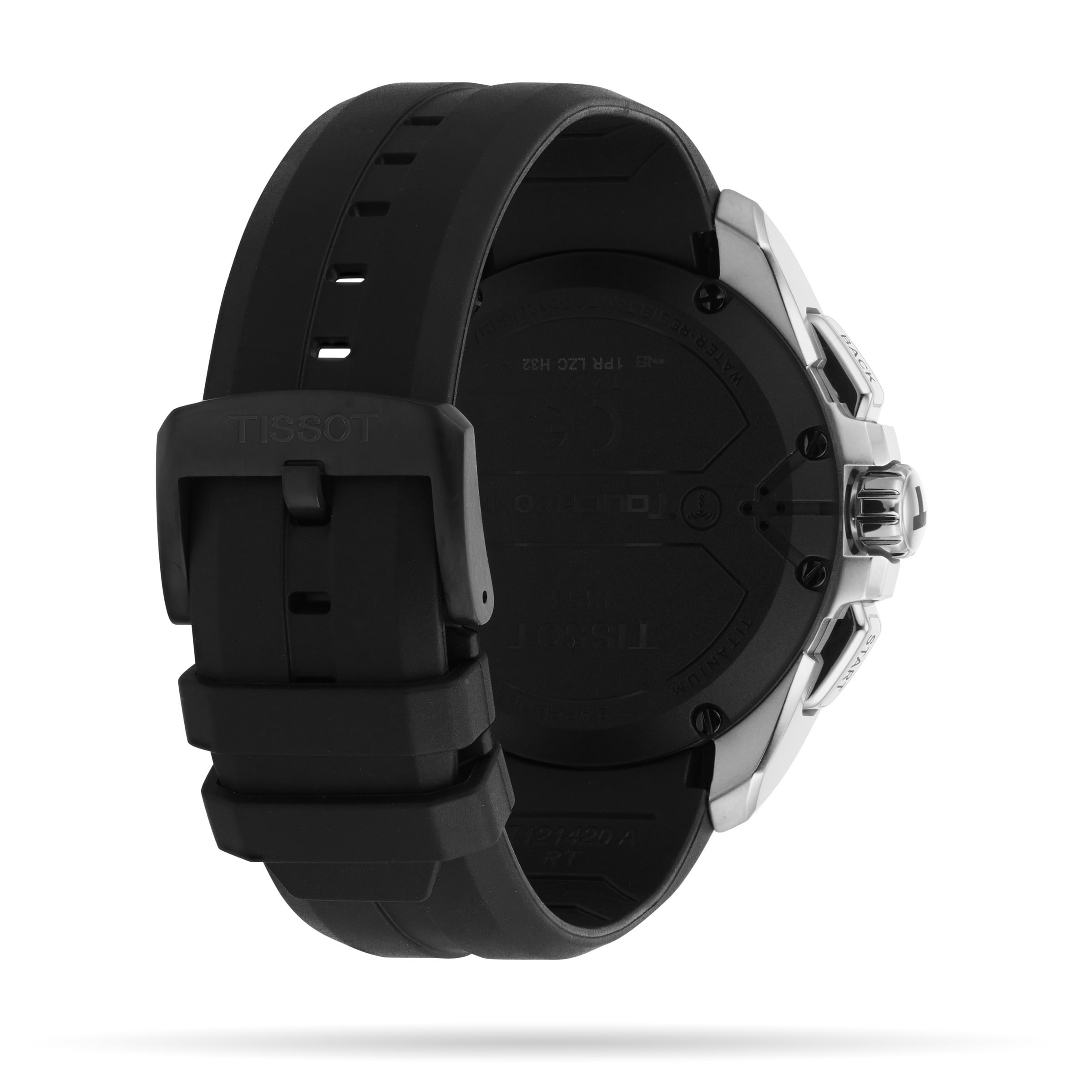 Tissot T-Touch Connect Solar Titanium Smart Watch - 47.5mm Black - Image 3