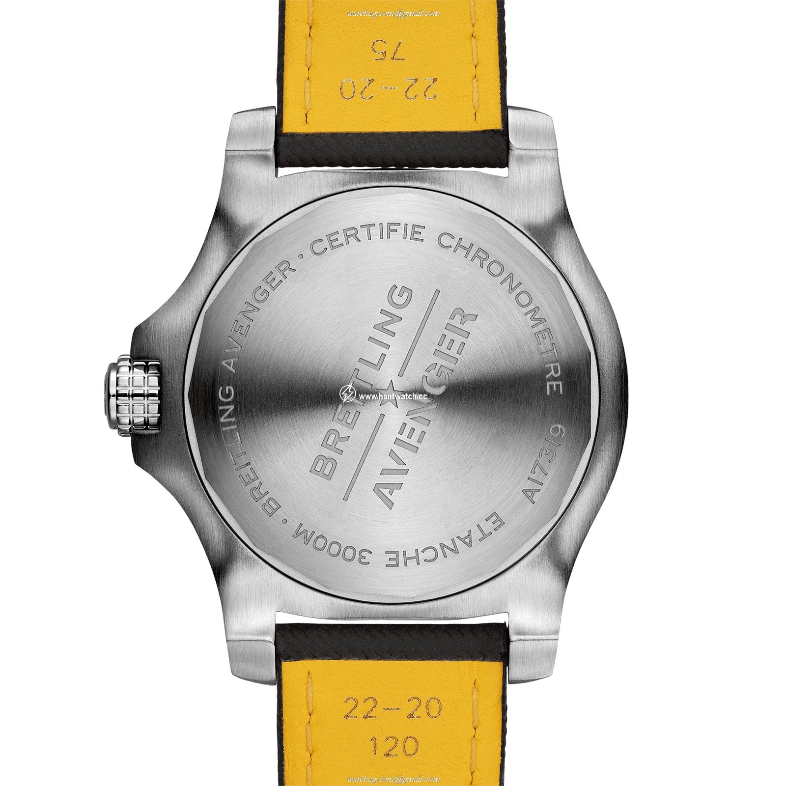 Breitling Avenger A17319101I1X2 - 45mm Stainless Steel Automatic Yellow Dial - Image 2