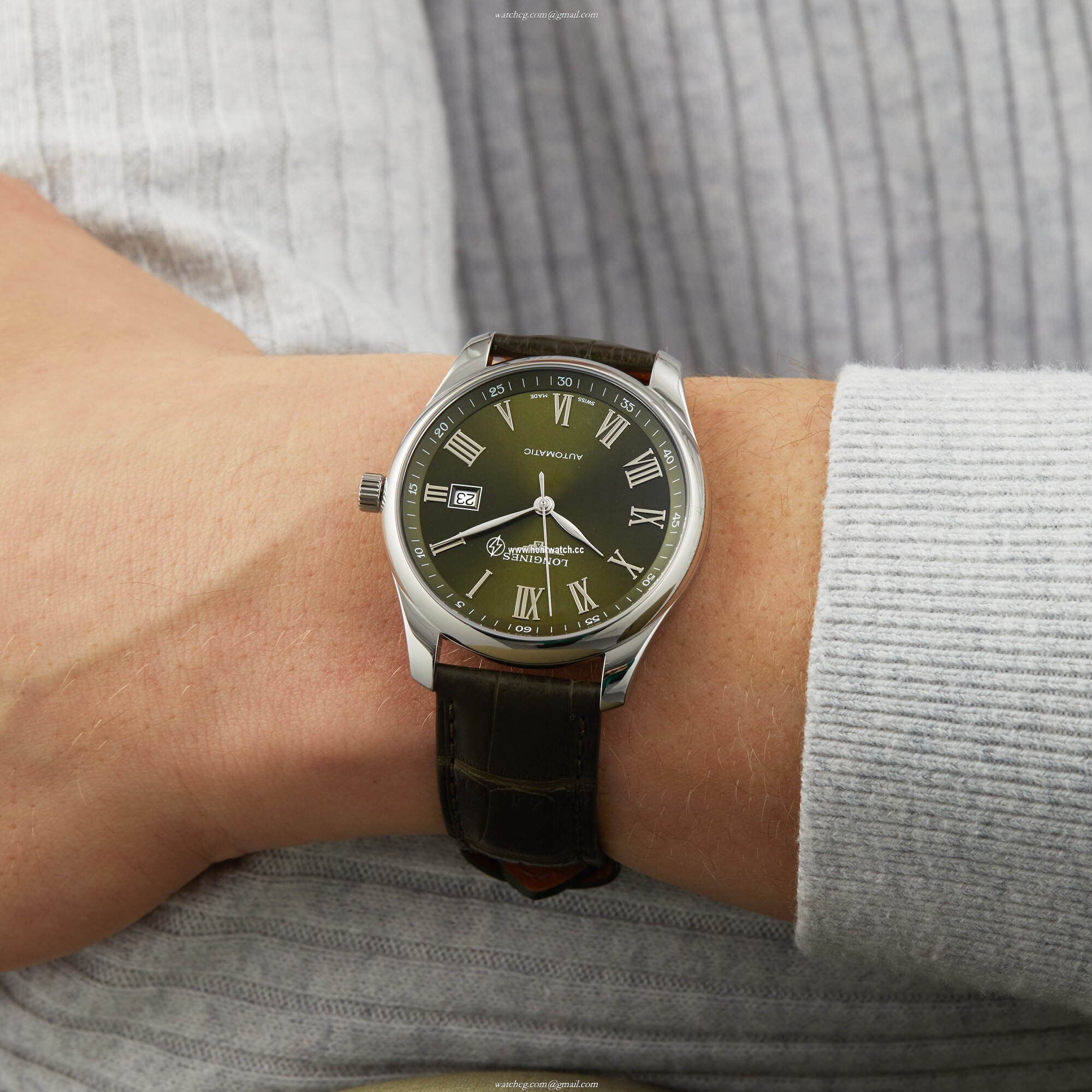 Longines Master Collection L28934092 | Automatic Green Dial | 42mm Stainless Steel - Image 2