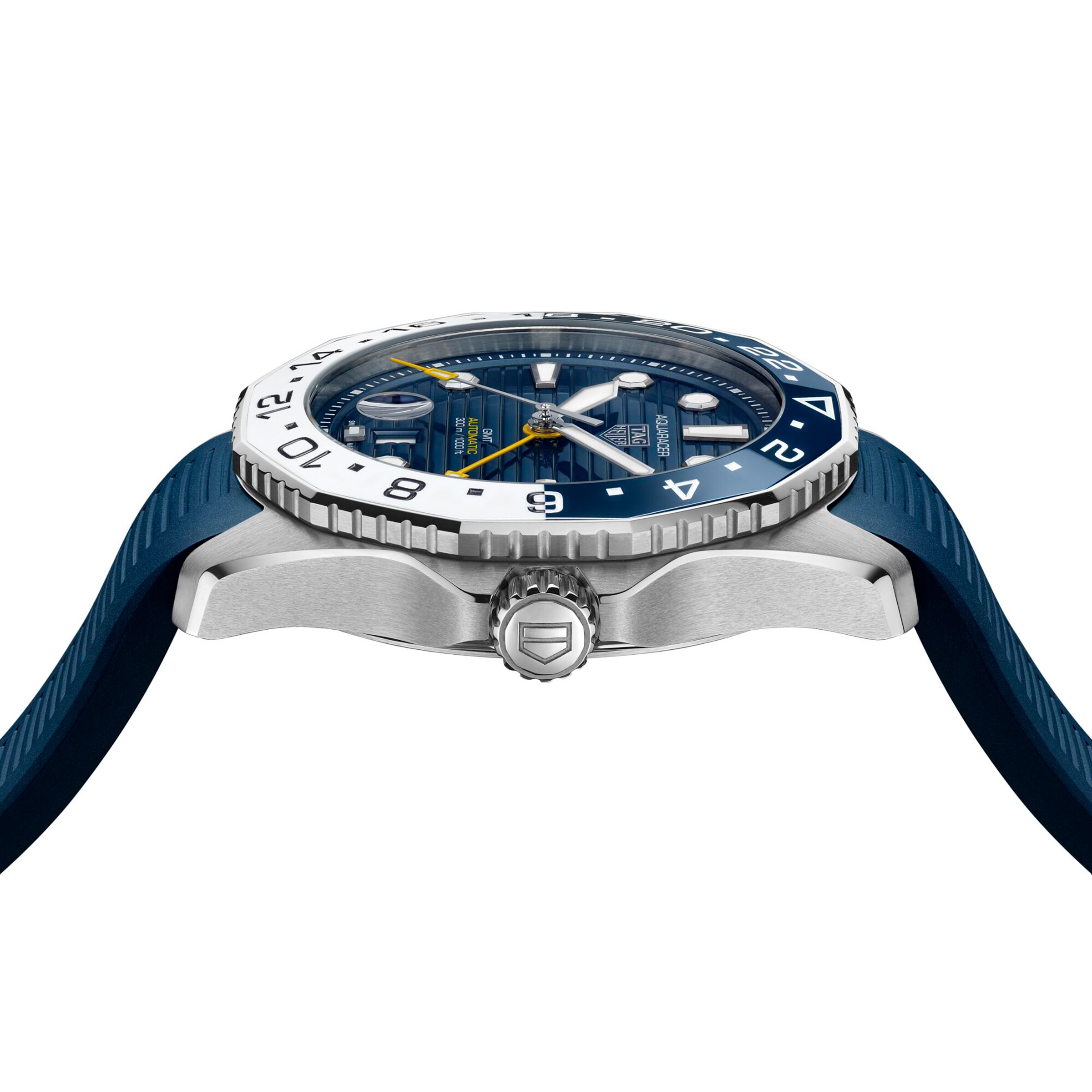 TAG Heuer Aquaracer WBP2010.FT6198 | 43mm Blue Automatic GMT Watch - Image 4