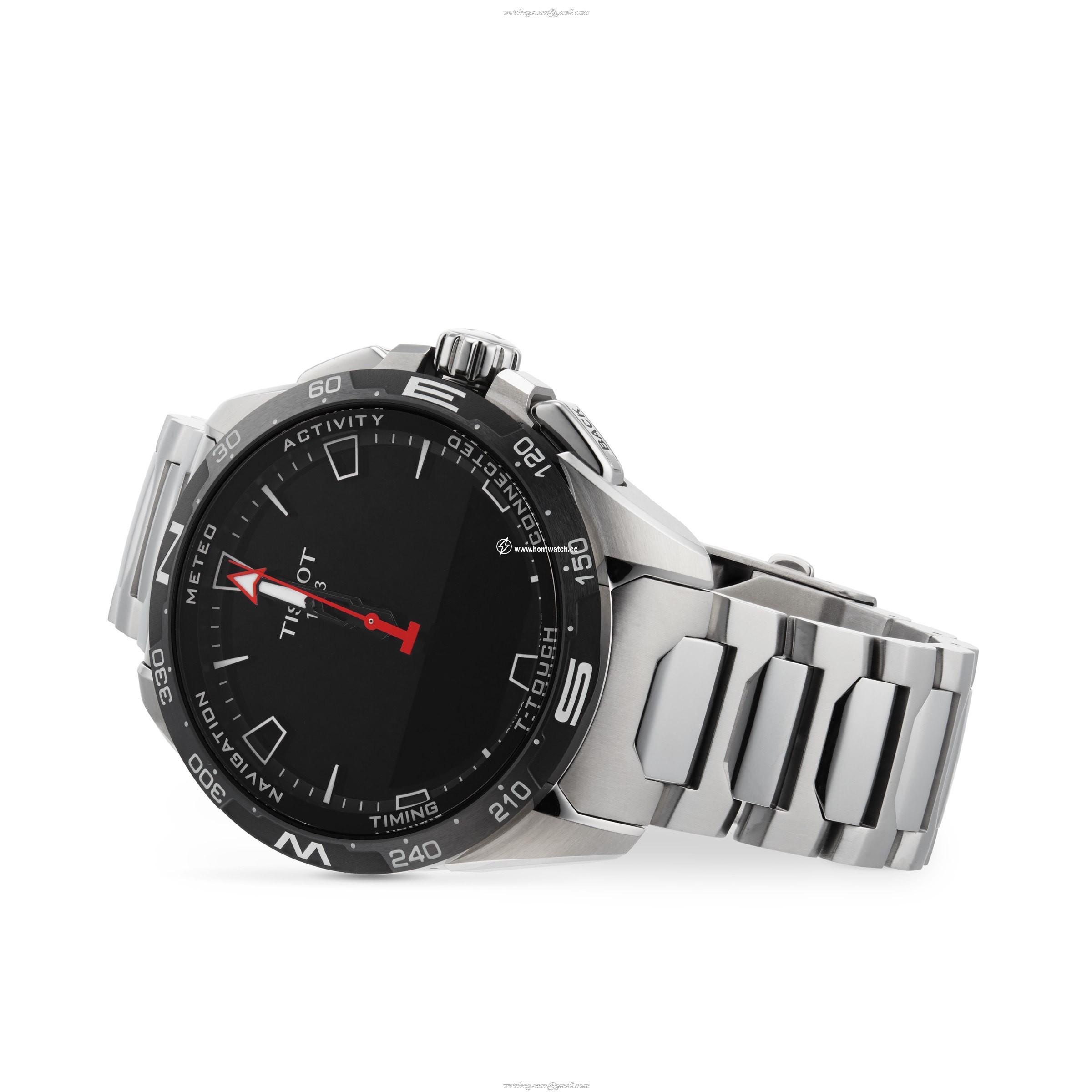 Tissot T-Touch Titanium Smart Watch - 47.5mm Black Dial | 100M Water Resistant - Image 2
