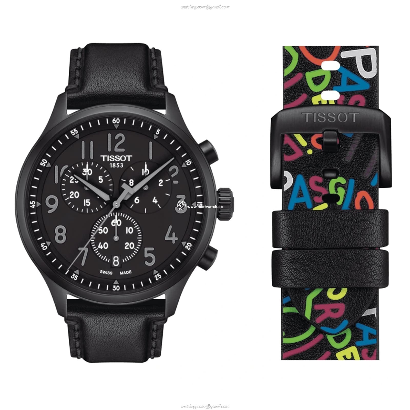Tissot T-Sport Chrono XL | 45mm Black Dial | Stainless Steel & PVD Black - Image 2