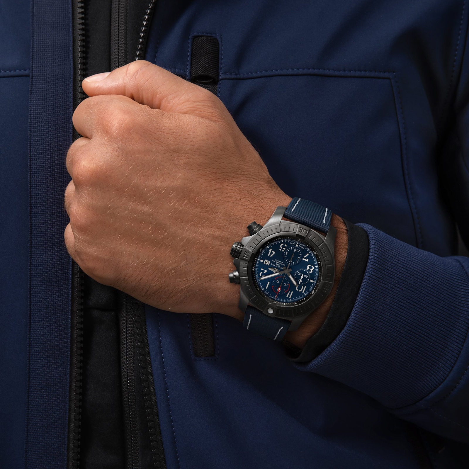 Breitling Avenger Titanium Automatic Blue Replica - 48mm Chronograph | 300M Water Resistant - Image 4