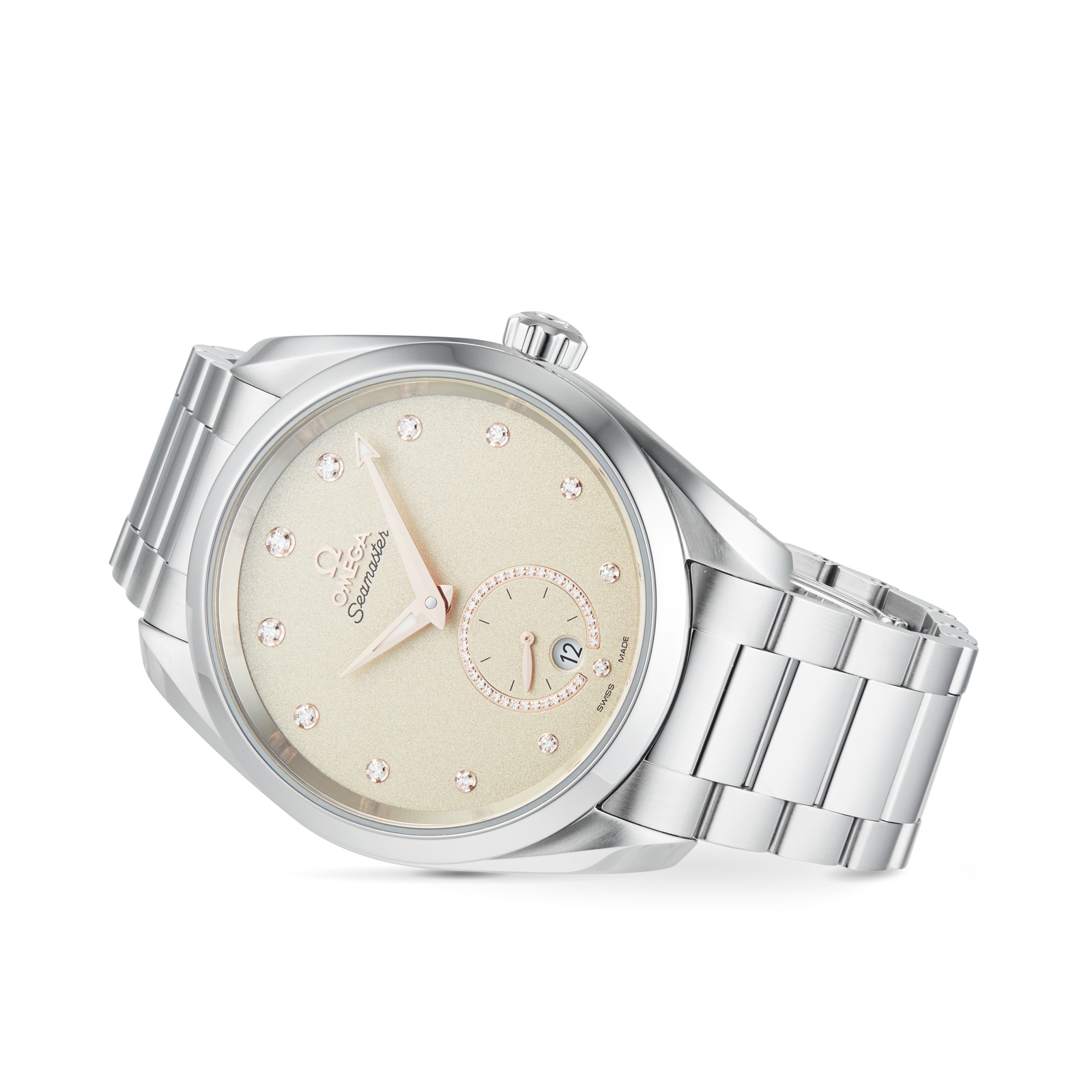 Omega Seamaster Aqua Terra 38mm Automatic Ivory Dial Stainless Steel Watch - Image 4