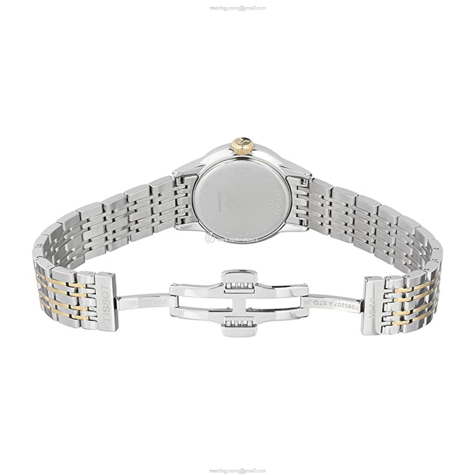 Tissot T-Classic Carson White Dial Quartz Watch - 29mm Stainless Steel - Image 2