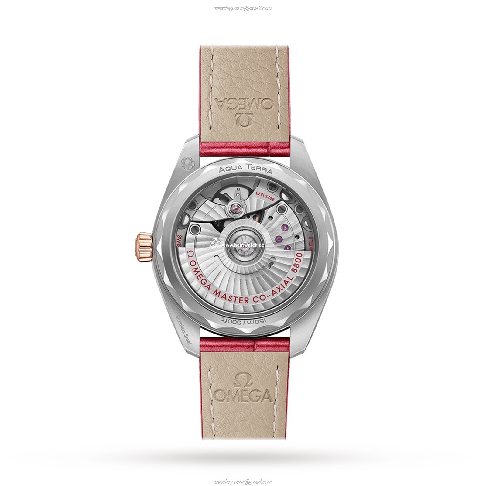 Omega Seamaster Aqua Terra 38mm | Red Dial | Automatic | Steel & Gold - Image 2