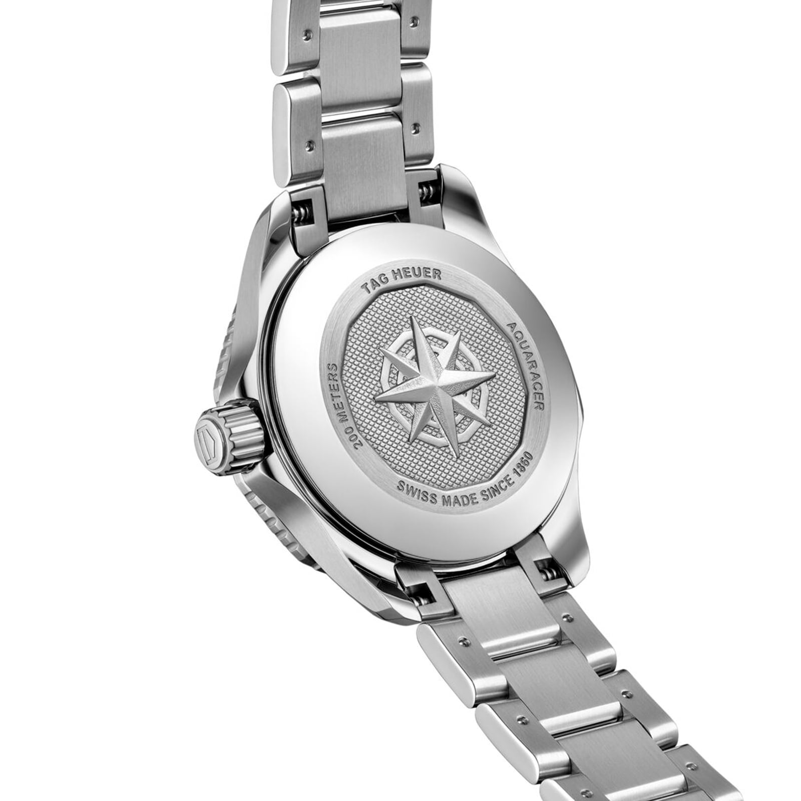 TAG Heuer Aquaracer WBP1417.BA0622 | 30mm White Dial | Diamond Bezel - Image 4