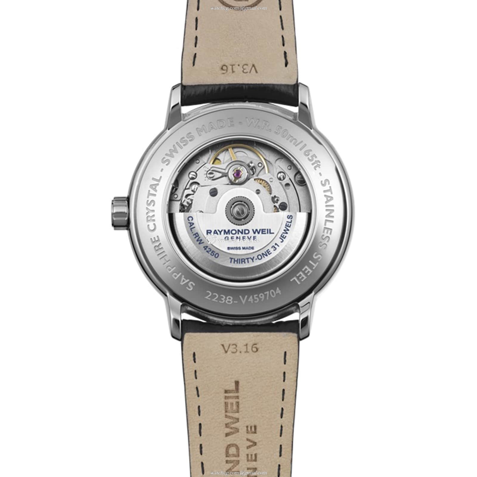 Raymond Weil Maestro Automatic Grey Dial - 39mm Stainless Steel Watch - Image 2
