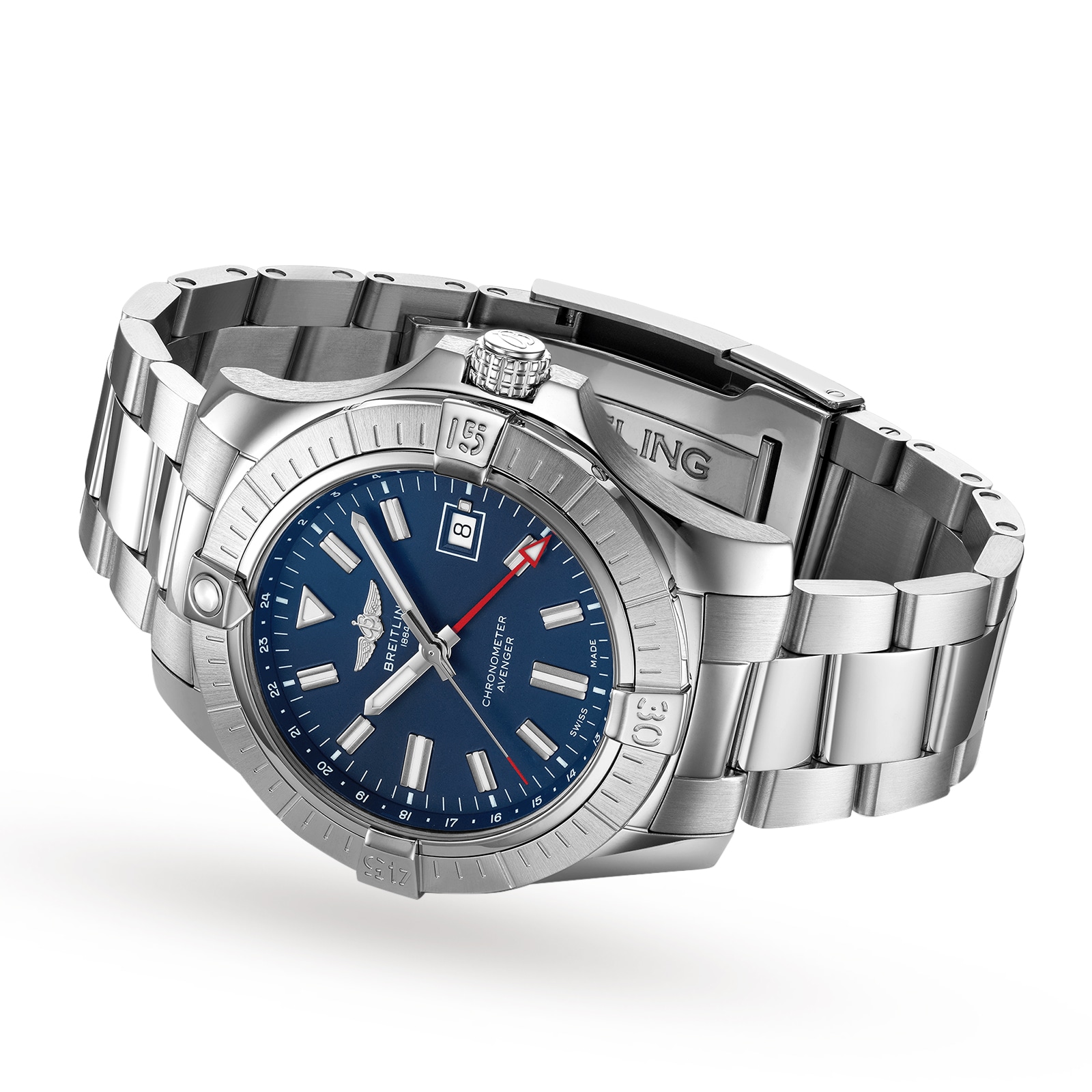 Breitling Avenger Automatic 45mm Blue Dial Stainless Steel Watch - Image 3