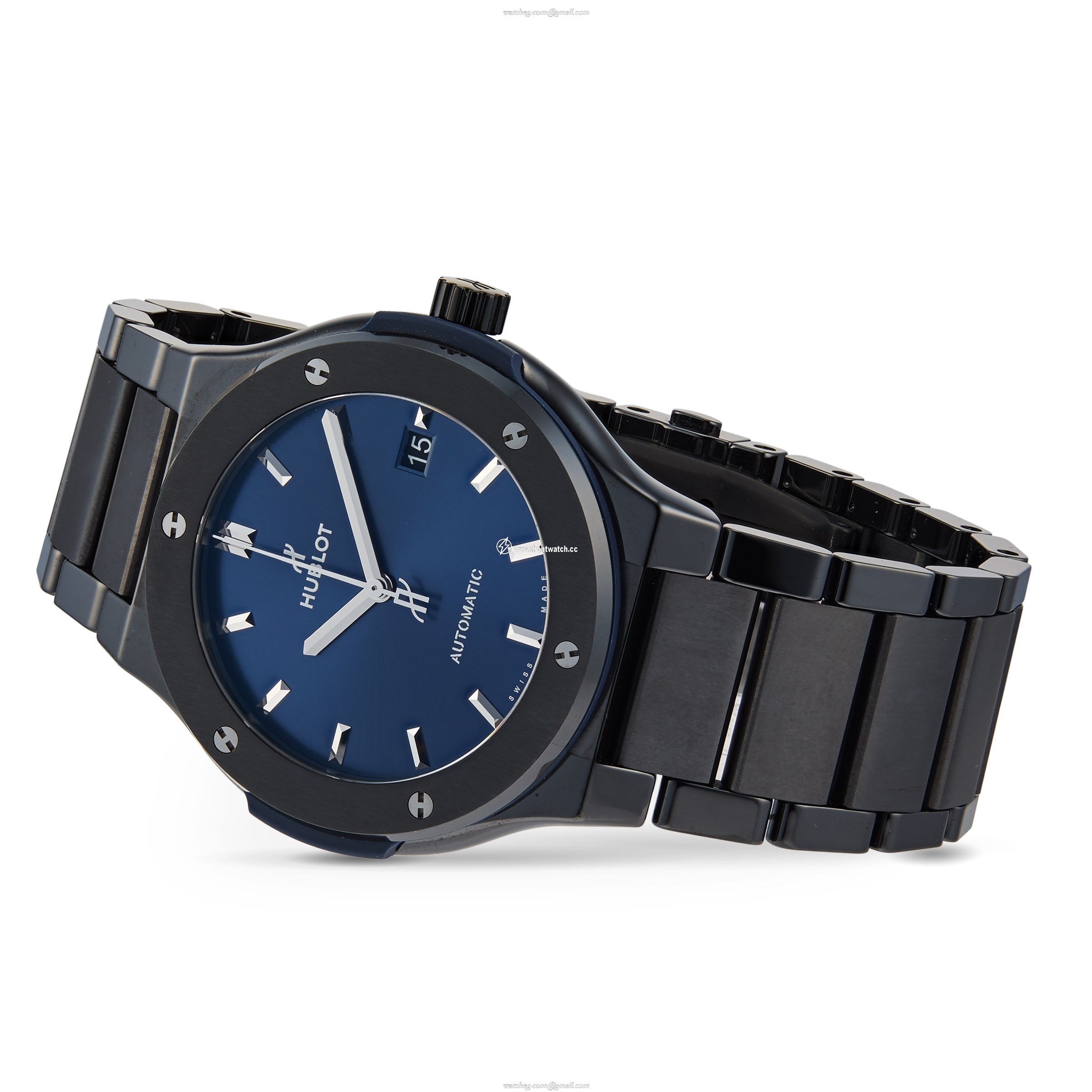 Hublot Classic Fusion Ceramic Automatic Blue Watch - 45mm - Image 2