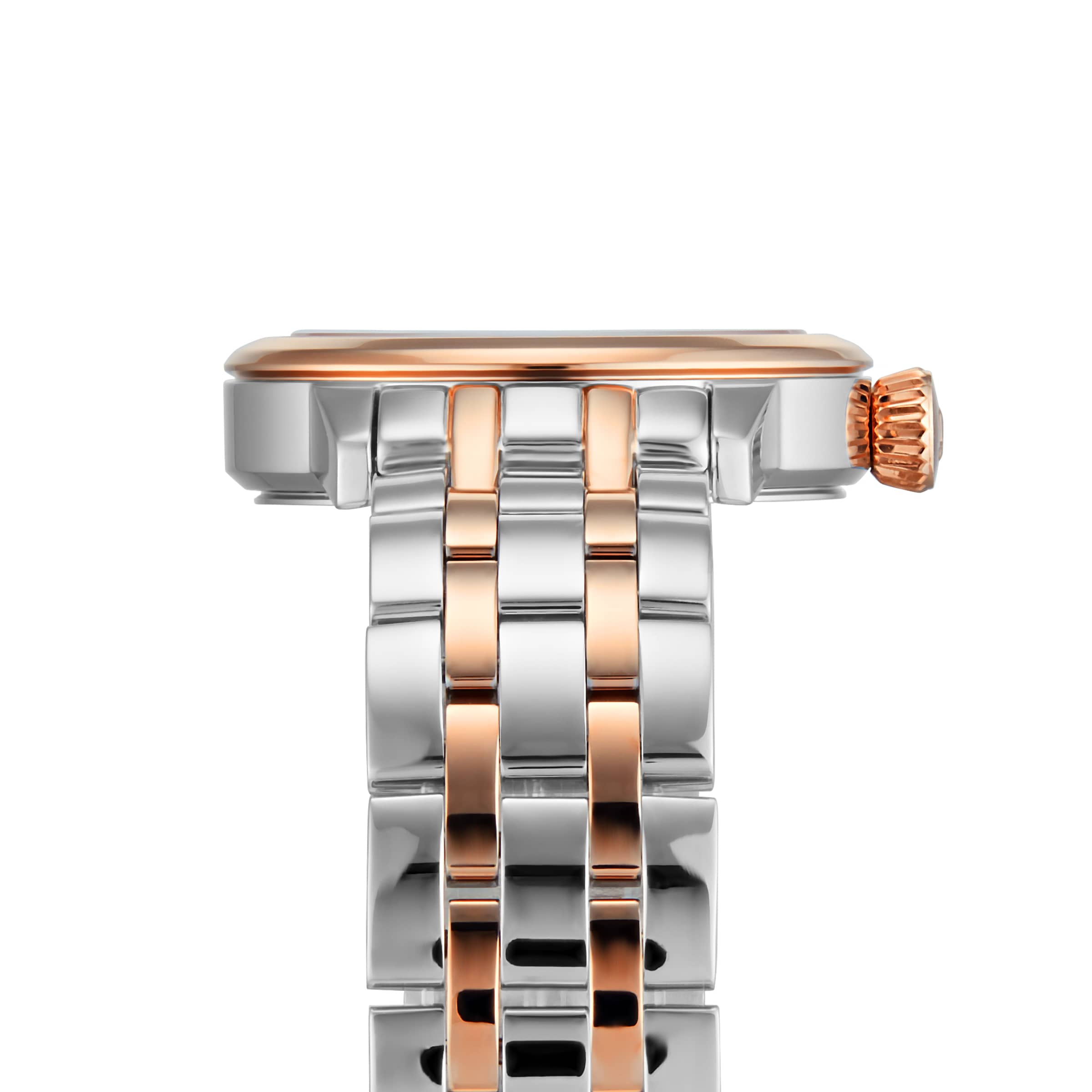 Tissot T-Classic Ladies Watch - Silver Dial & Rose Gold - 28mm Quartz - Image 4