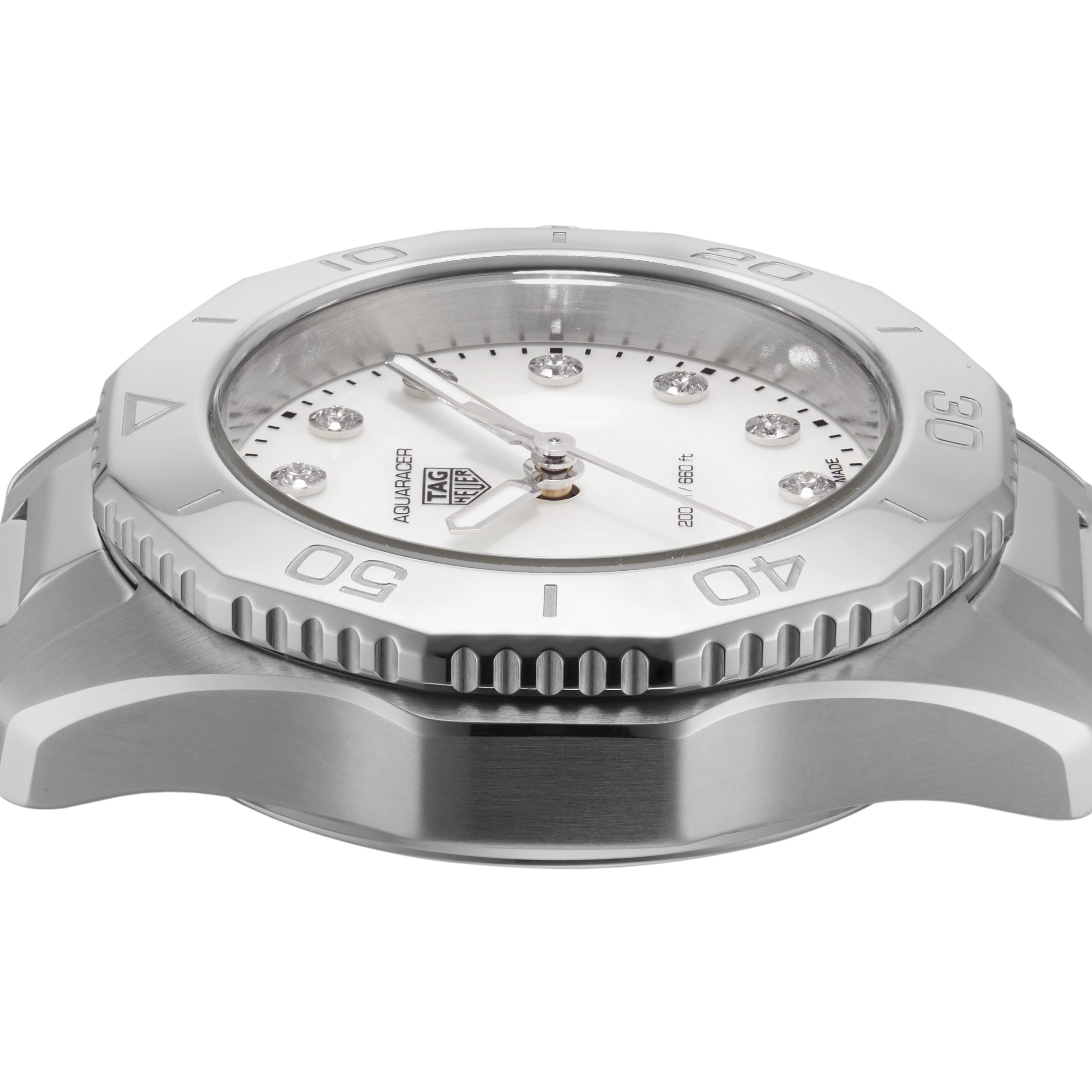 TAG Heuer Aquaracer WBP1416.BA0622 | 30mm White Dial | Diamond Markers - Image 3