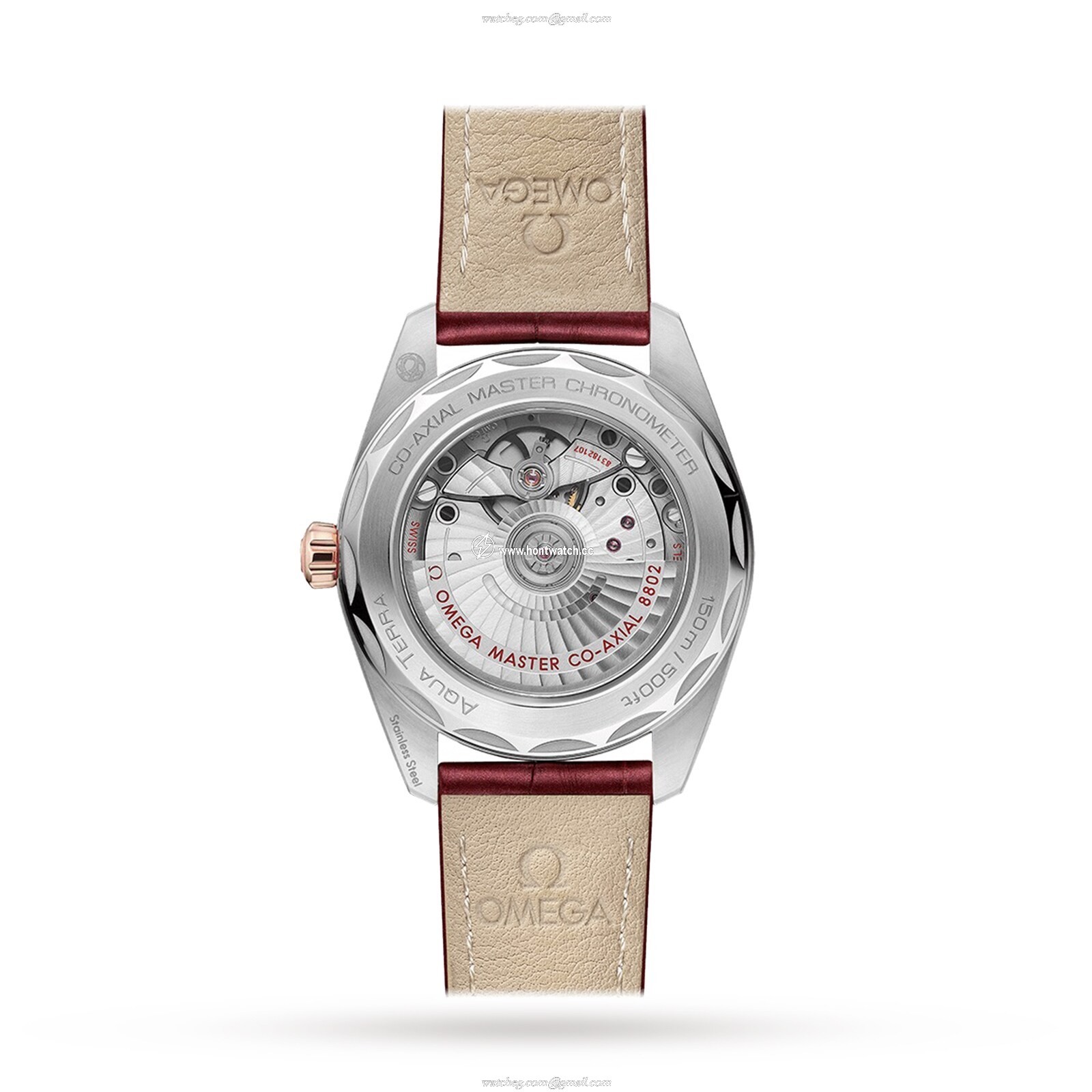 Omega Seamaster Aqua Terra 38mm Red Dial | Automatic | Stainless Steel & Sedna Gold - Image 2