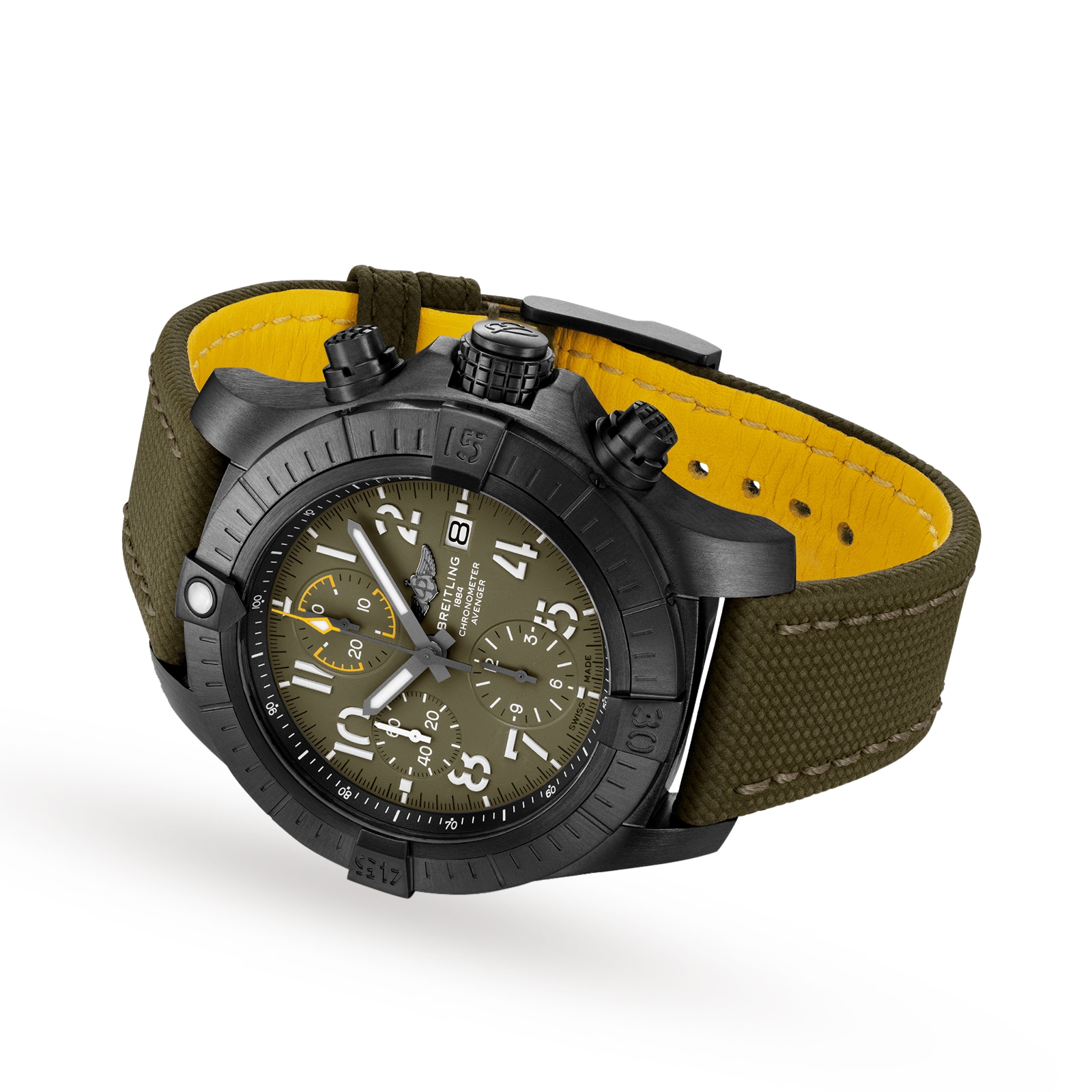 Breitling Avenger Titanium Automatic Green Watch - 45mm Case | 300m Water Resistant - Image 3