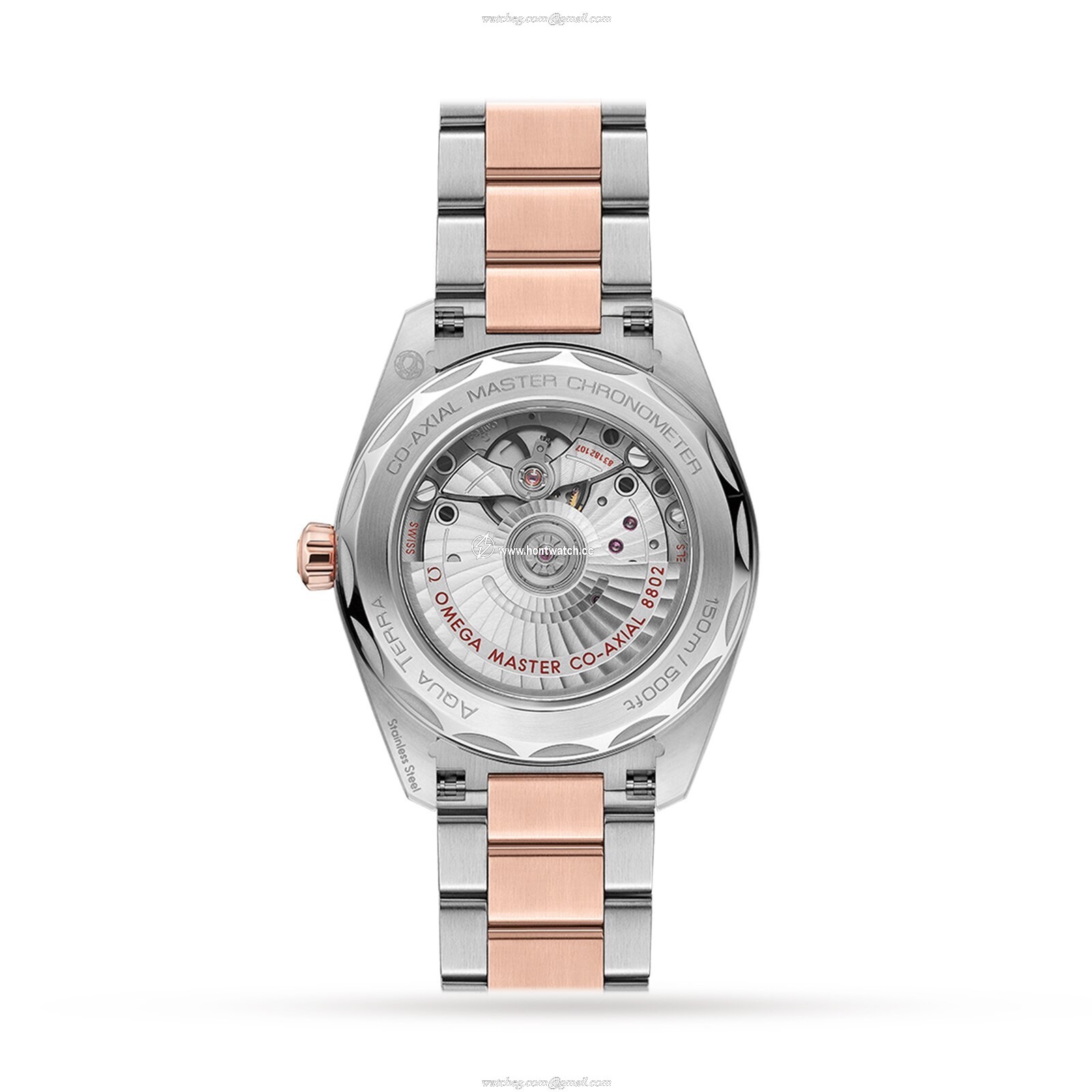 Omega Seamaster Aqua Terra 38mm | White Dial | Automatic | Steel & Rose Gold - Image 2