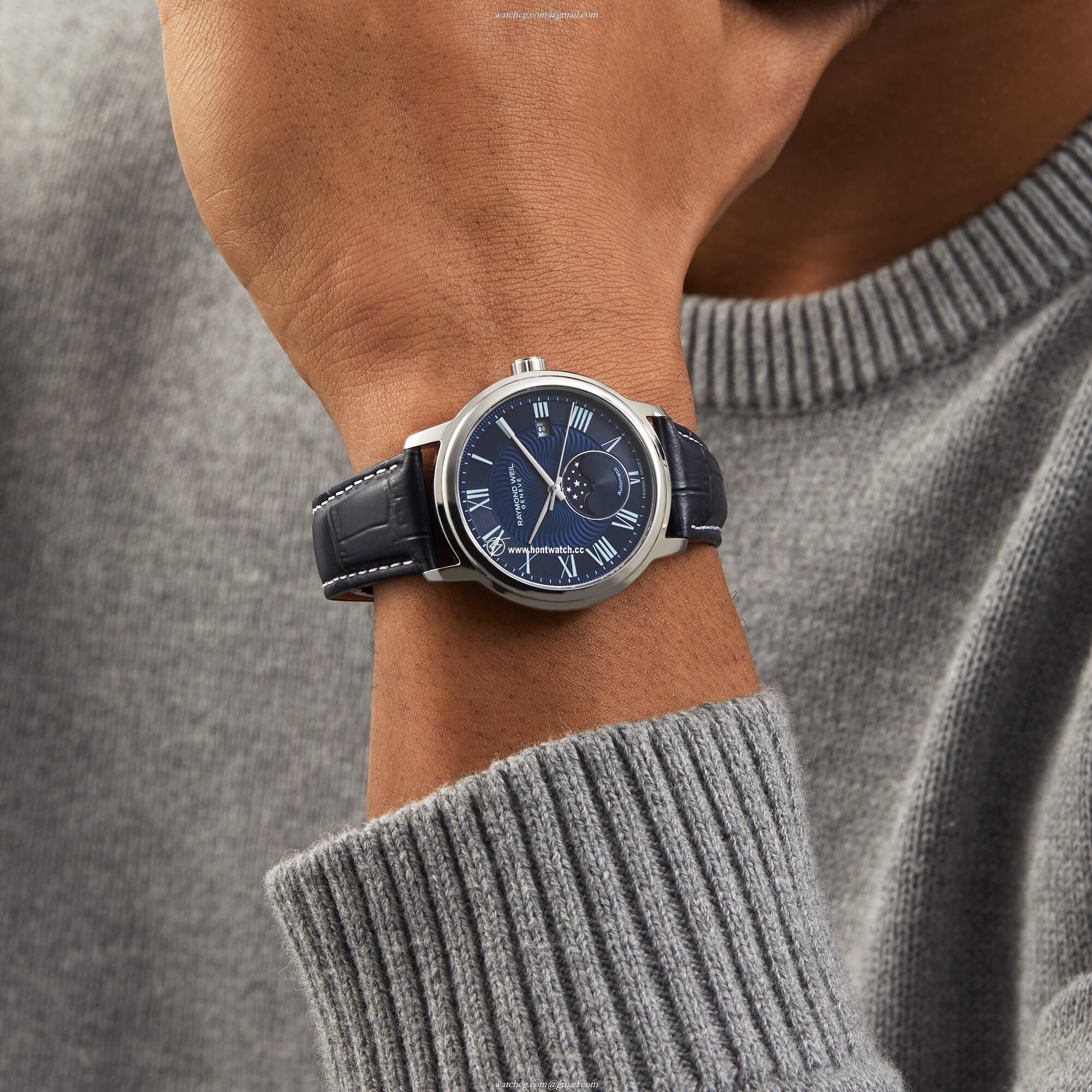Raymond Weil Maestro Automatic Watch - 40mm Blue Dial | Stainless Steel - Image 2