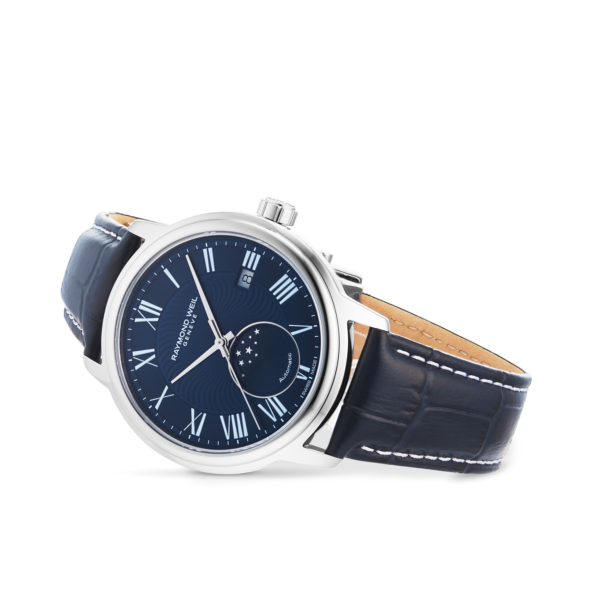 Raymond Weil Maestro Automatic Watch - 40mm Blue Dial | Stainless Steel - Image 3