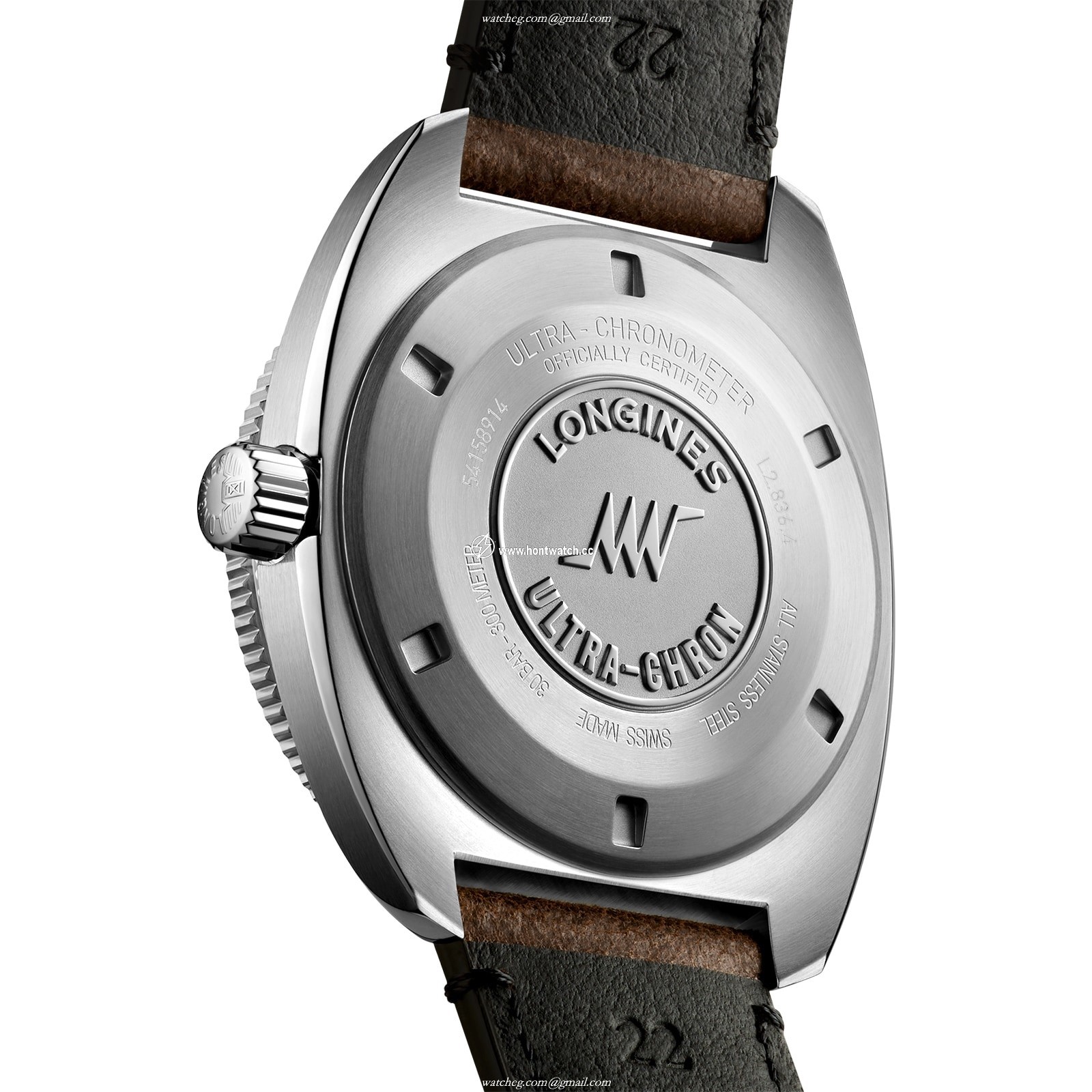 Longines Ultra-Chron L28364528 | 43mm Automatic Black Dial | Stainless Steel - Image 2