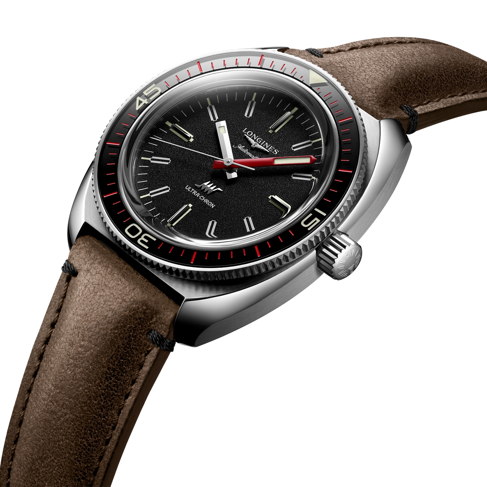 Longines Ultra-Chron L28364528 | 43mm Automatic Black Dial | Stainless Steel - Image 4