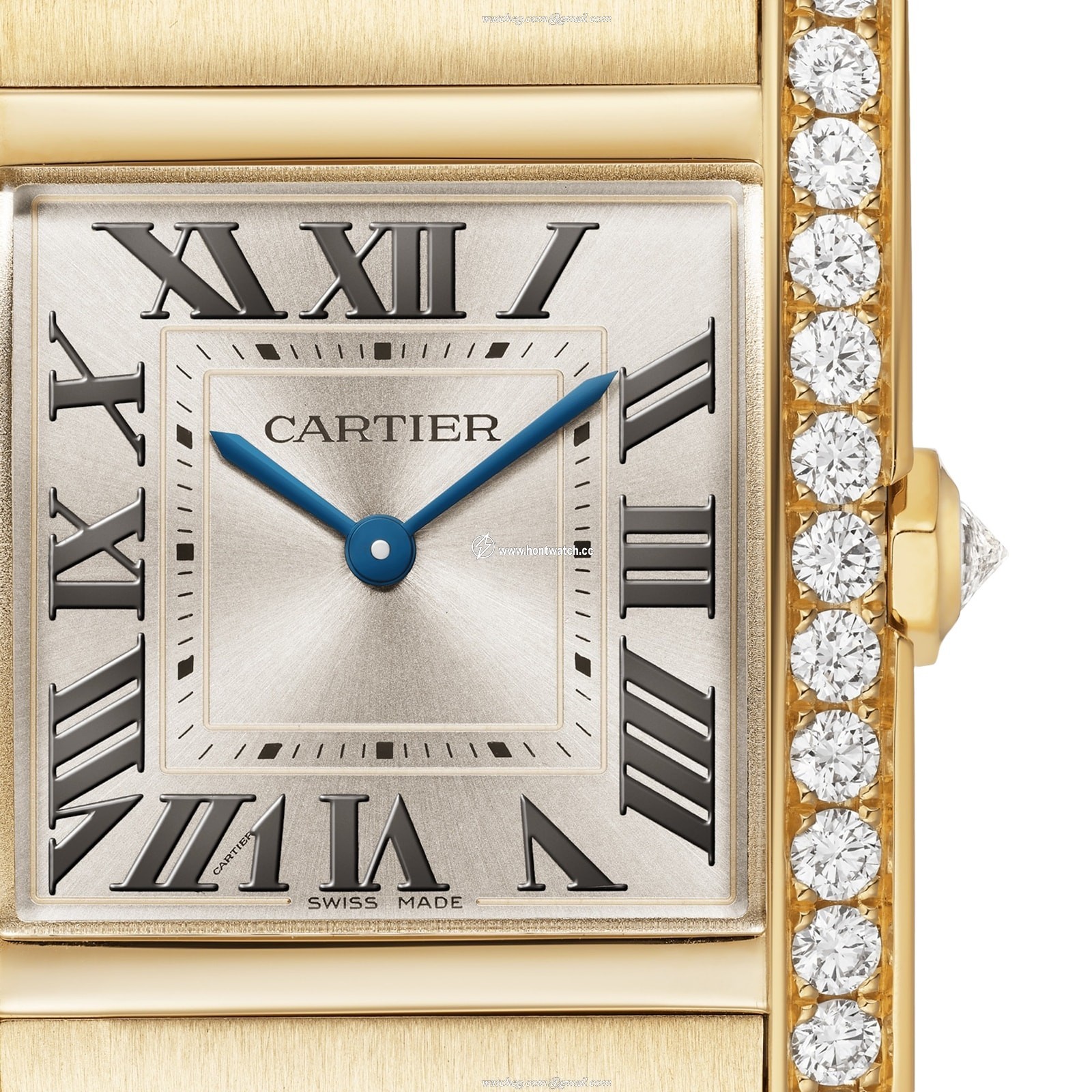 Cartier Tank Francaise WJTA0040 - Yellow Gold Quartz Champagne Dial - 27mm - Image 2