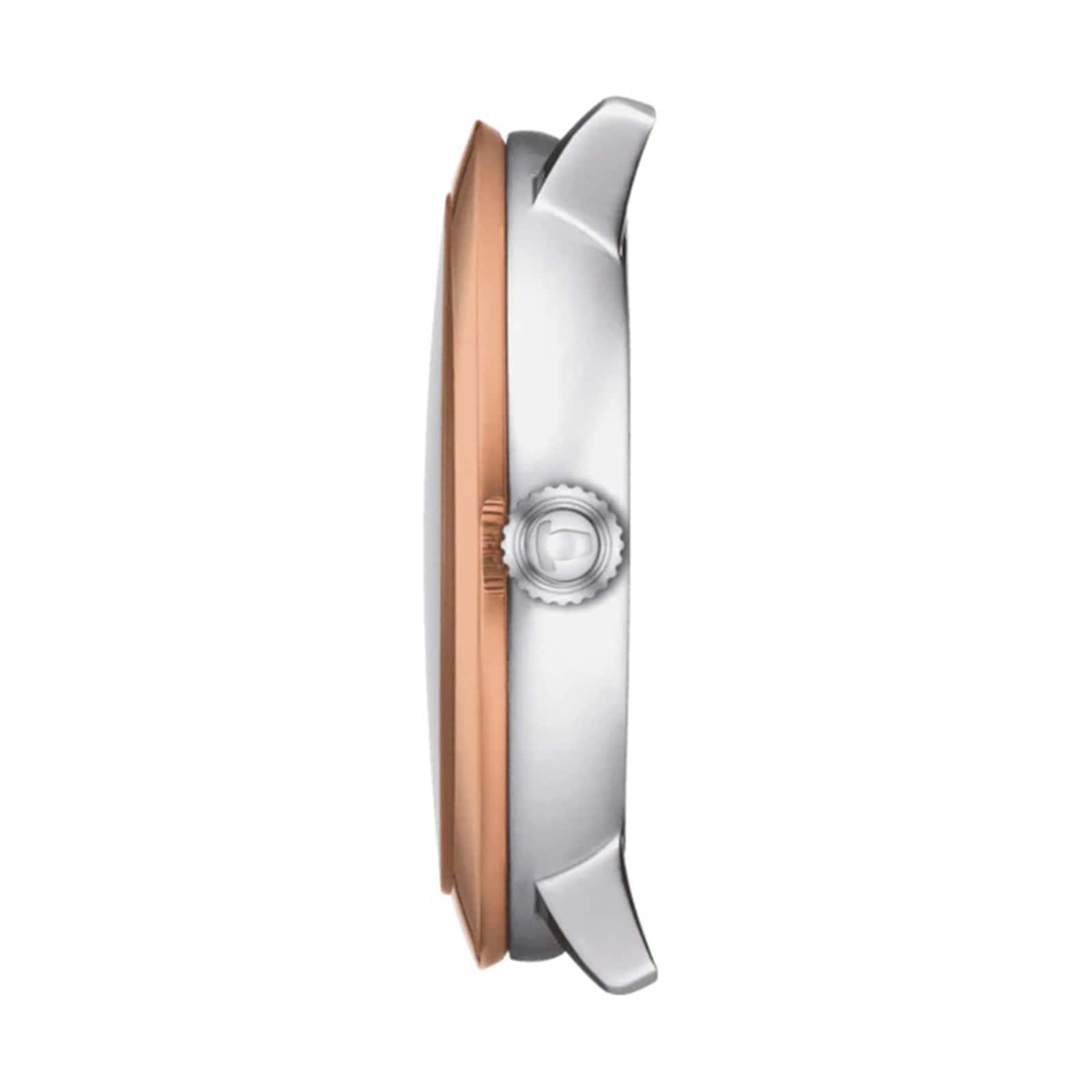 Tissot T-Gold Blue Dial Watch - 33mm Stainless Steel & Rose Gold - Quartz - Image 4