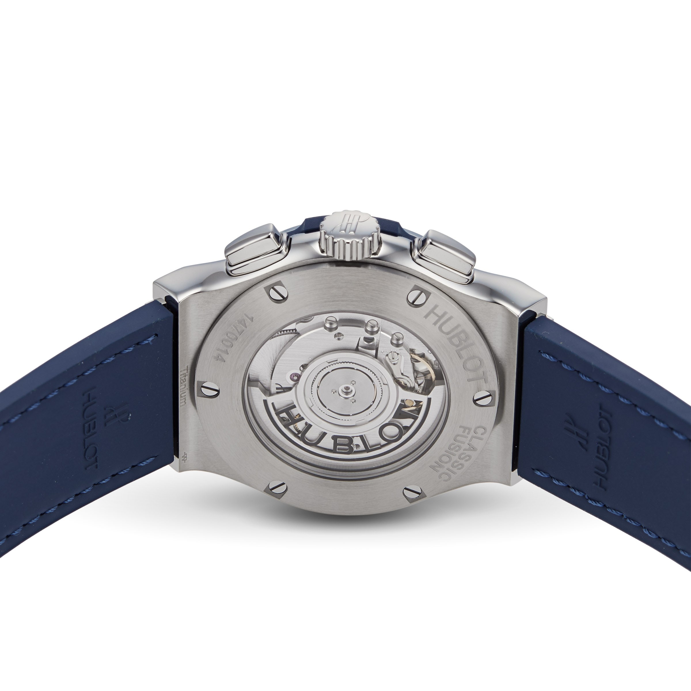 Hublot Classic Fusion 42mm Titanium Automatic Blue Watch | Replica - Image 4