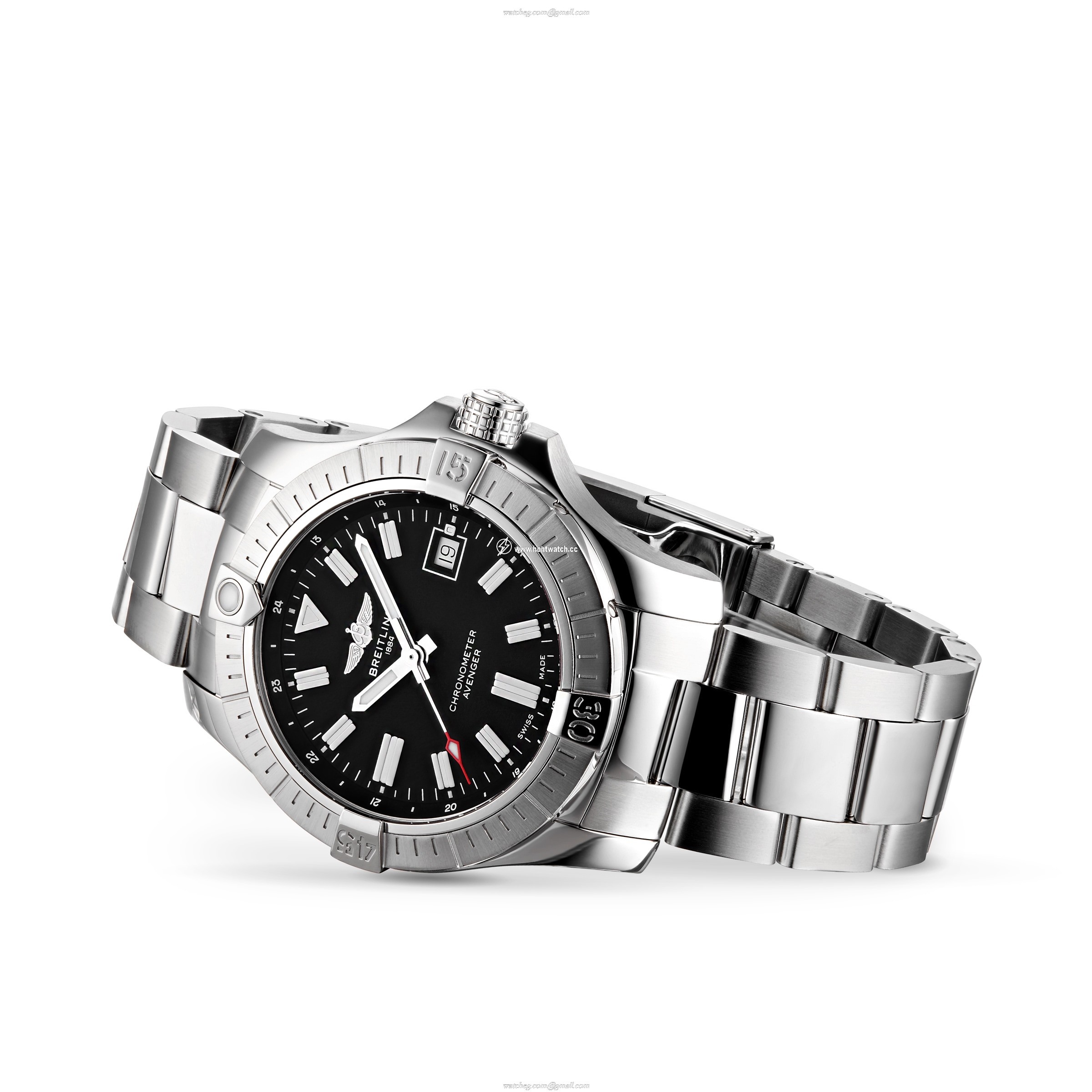Breitling Avenger A17318101B1A1 | 43mm Automatic Black Dial | Stainless Steel - Image 2