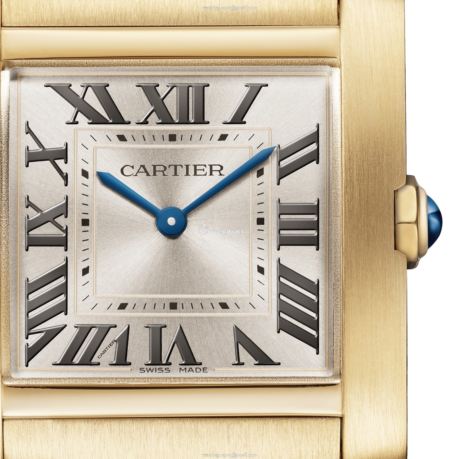 Cartier Tank Francaise WGTA0113 - 27mm Yellow Gold Quartz Watch | Champagne Dial - Image 2