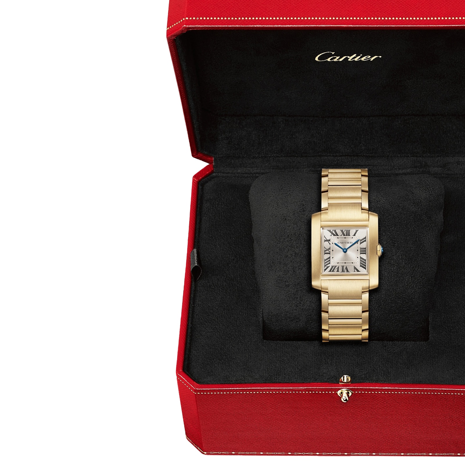 Cartier Tank Francaise WGTA0113 - 27mm Yellow Gold Quartz Watch | Champagne Dial - Image 3
