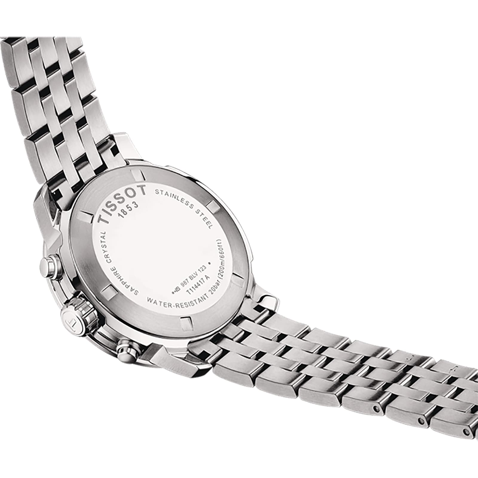 Tissot PRC 200 Black Dial Quartz Watch - 43.5mm Stainless Steel - 200M Water Resistant - Image 4