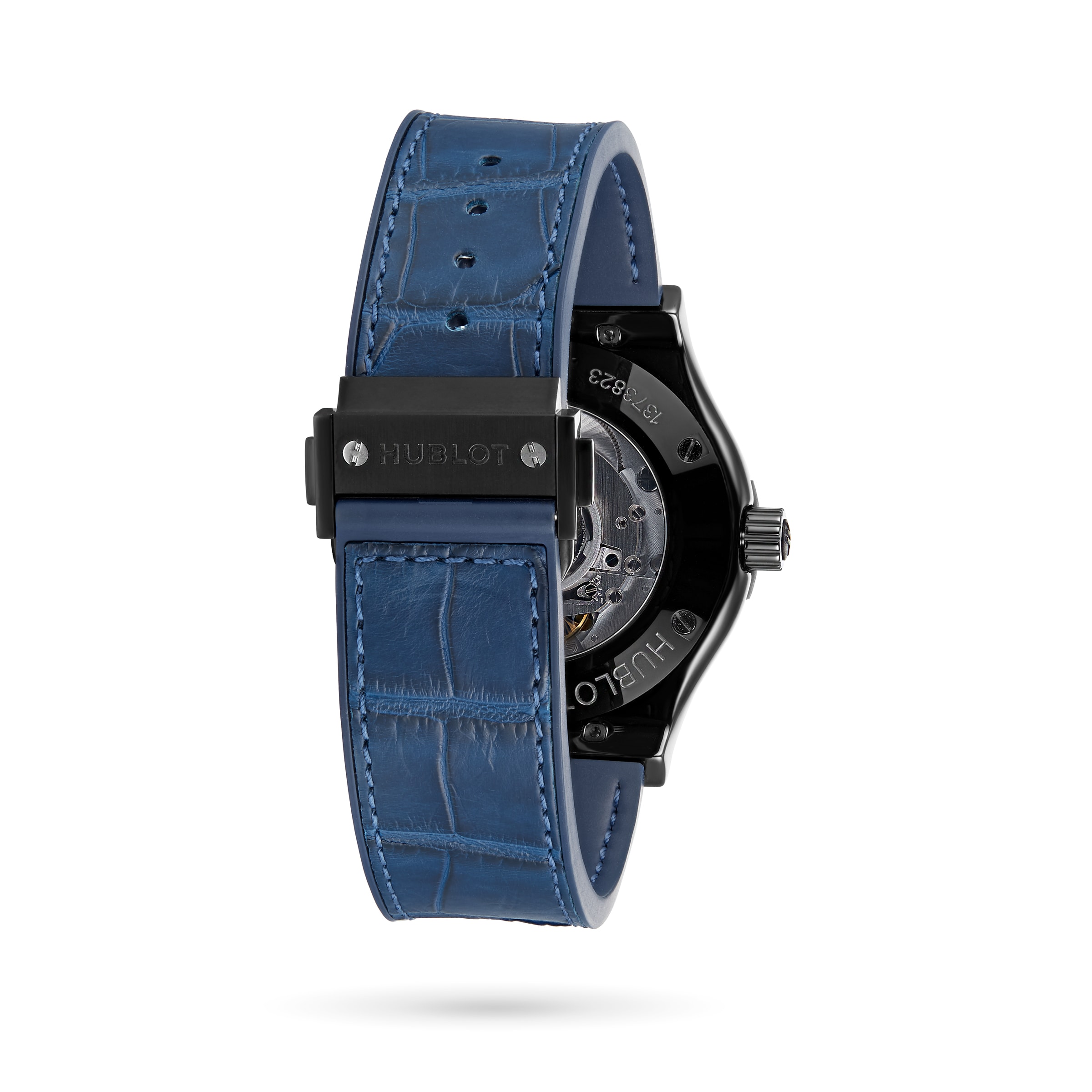 Hublot Classic Fusion 42mm Ceramic Automatic Blue Dial Watch | Replica - Image 3