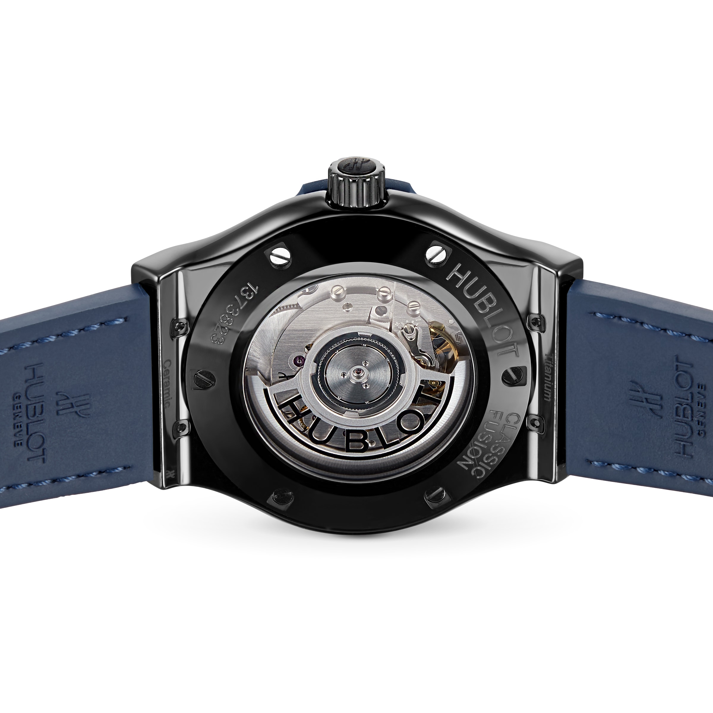 Hublot Classic Fusion 42mm Ceramic Automatic Blue Dial Watch | Replica - Image 4