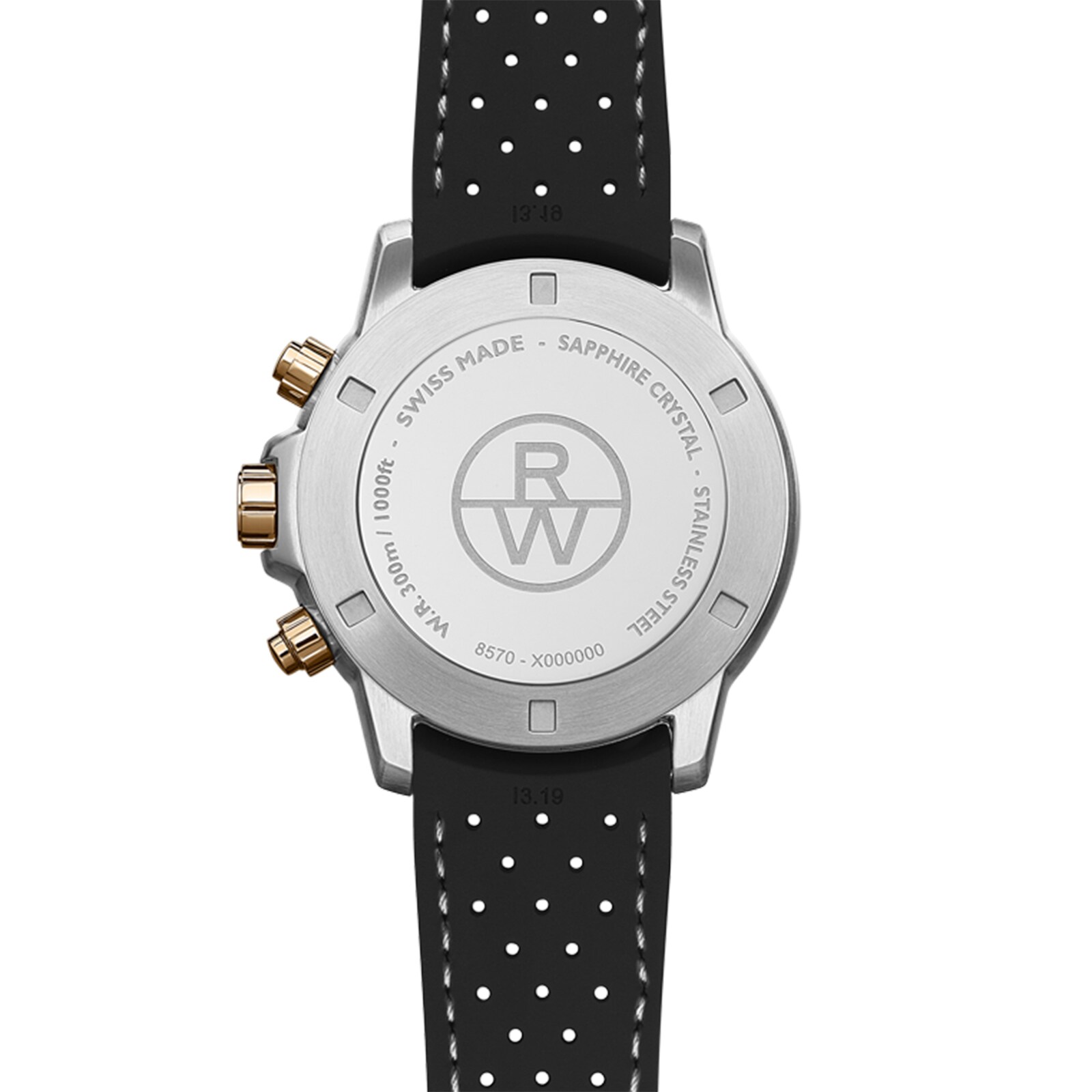 Raymond Weil Tango 8570-RS1-20001 | Black Dial | 43mm Steel & Rose Gold - Image 3
