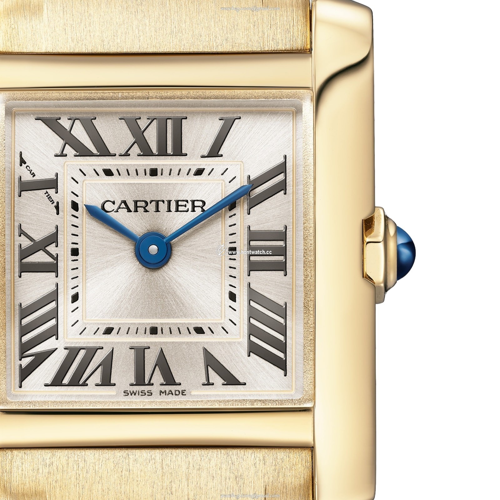 Cartier Tank Francaise WGTA0114 - Yellow Gold Quartz Champagne Watch - Image 2