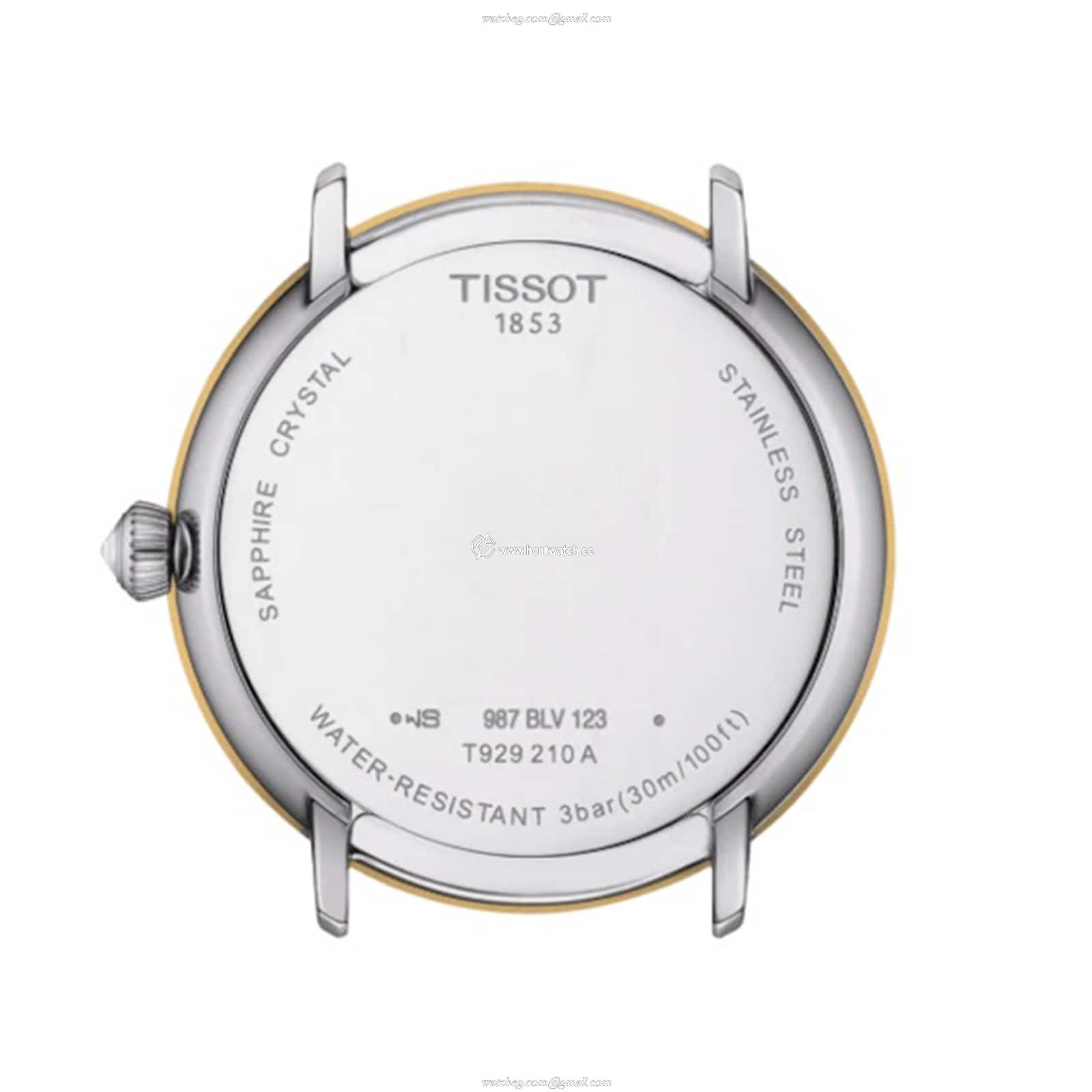 Tissot T-Gold Ladies Watch - 33mm Stainless Steel & 18K Gold - Mother of Pearl Dial - Image 2