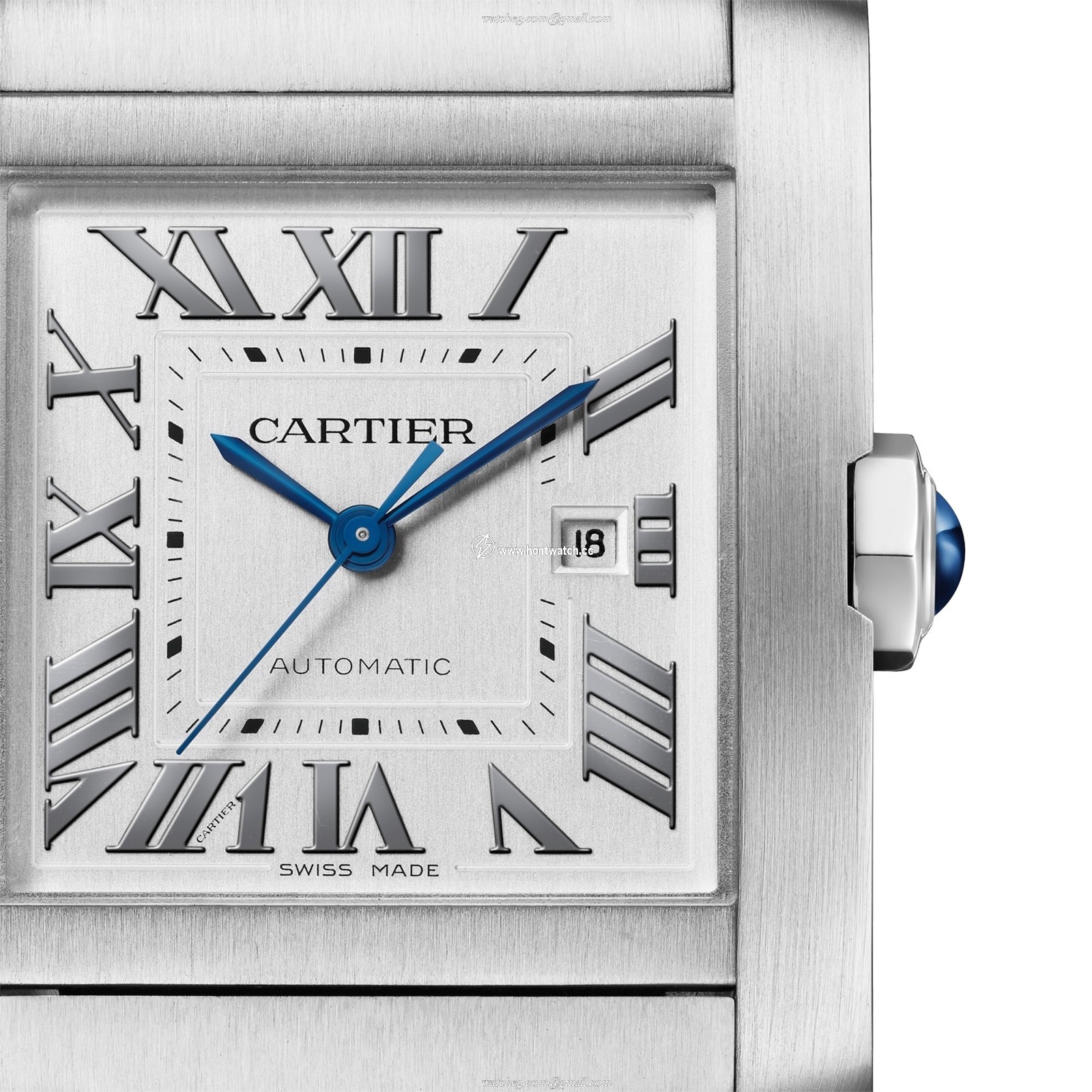 Cartier Tank Francaise WSTA0067 - 31mm Steel Automatic Silver Dial Watch - Image 2