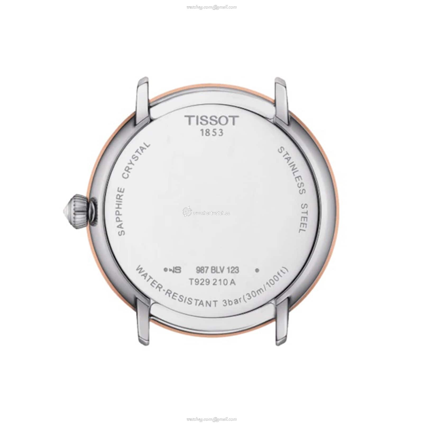 Tissot T-Gold Ladies Watch - 33mm Black Dial & Rose Gold Case | Quartz - Image 2