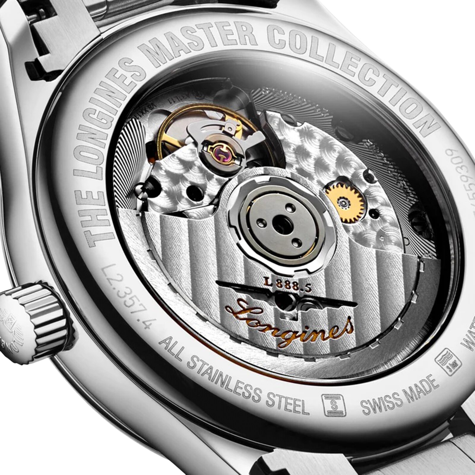 Longines Master Collection L23574076 | 34mm Grey Automatic Watch - Image 3