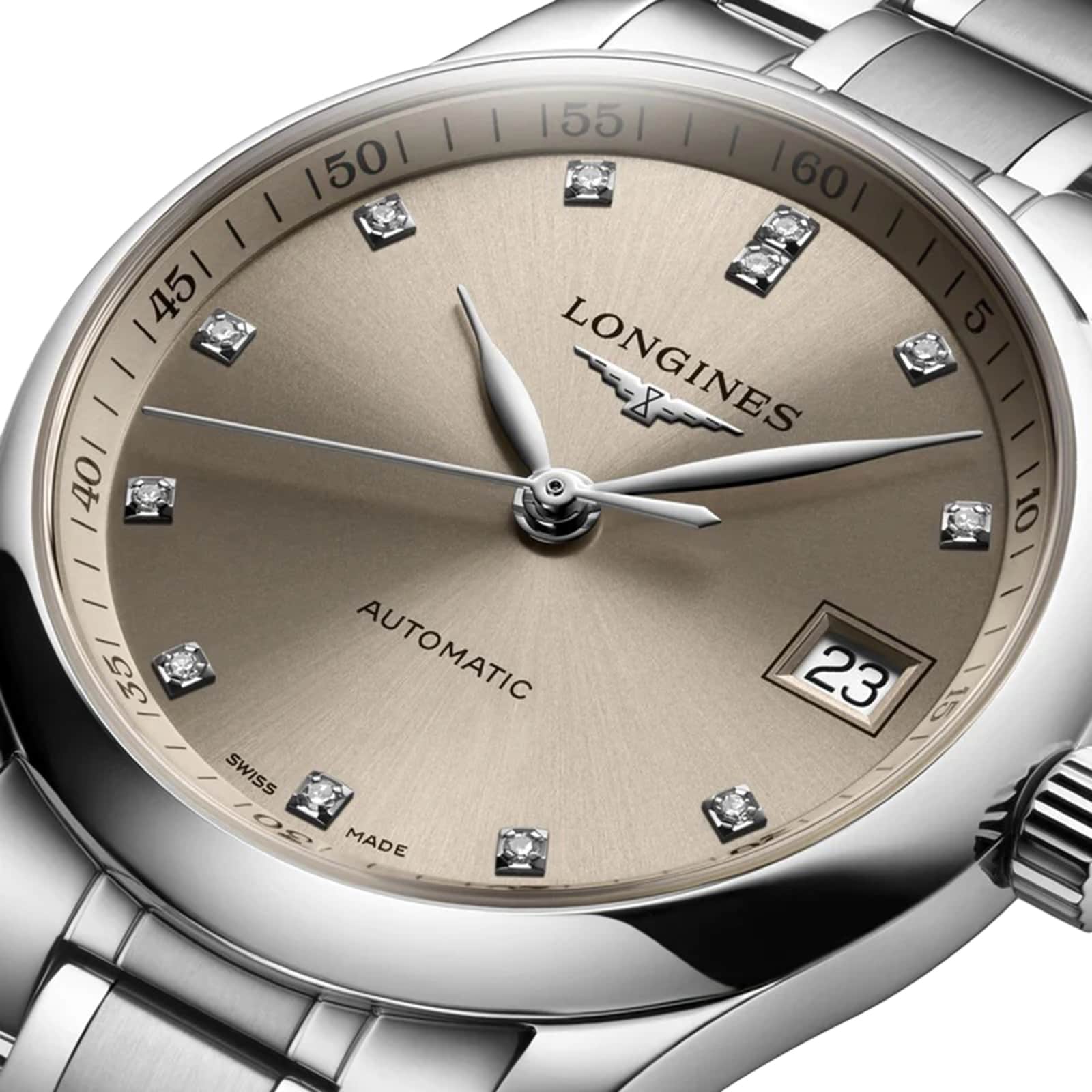 Longines Master Collection L23574076 | 34mm Grey Automatic Watch - Image 4
