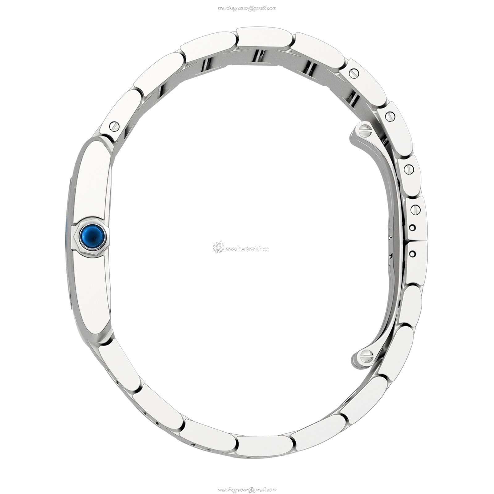 Cartier Tank Francaise WSTA0074 Steel Quartz Watch - Silver Dial 27mm - Image 2