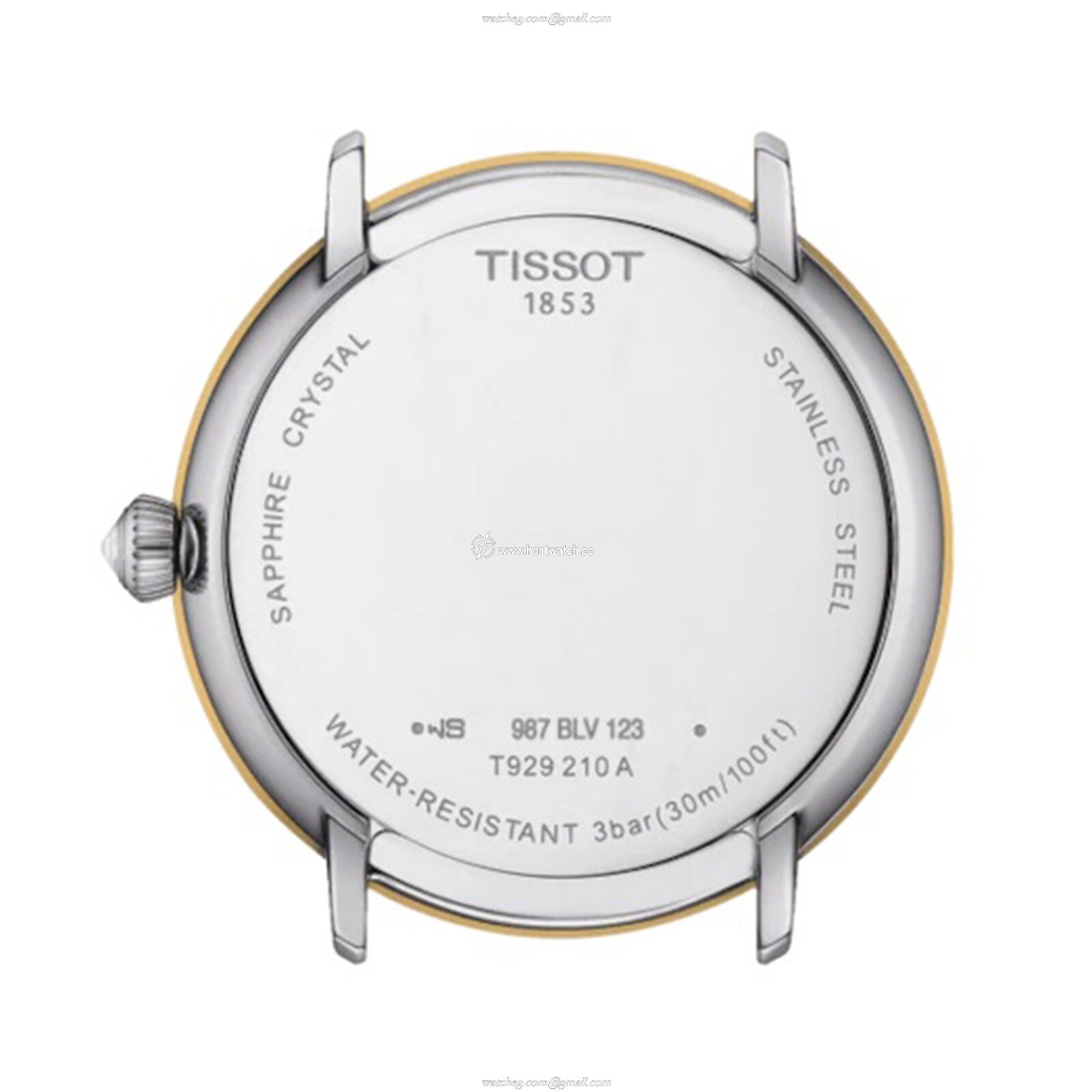 Tissot T-Gold Ladies Watch - 33mm Black Dial - Steel & Gold Case | Quartz - Image 2