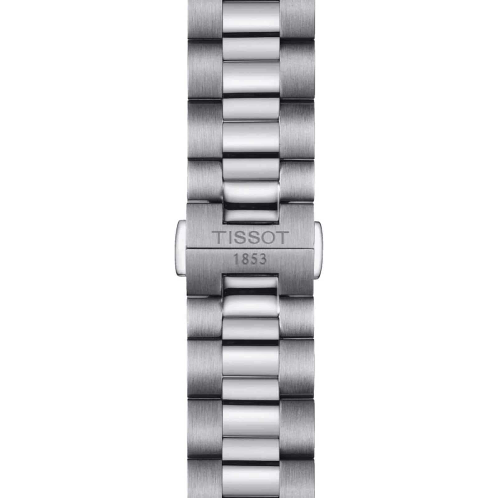Tissot T-Gold Automatic Watch - 40mm Silver Dial - Stainless Steel & Rose Gold - Image 4